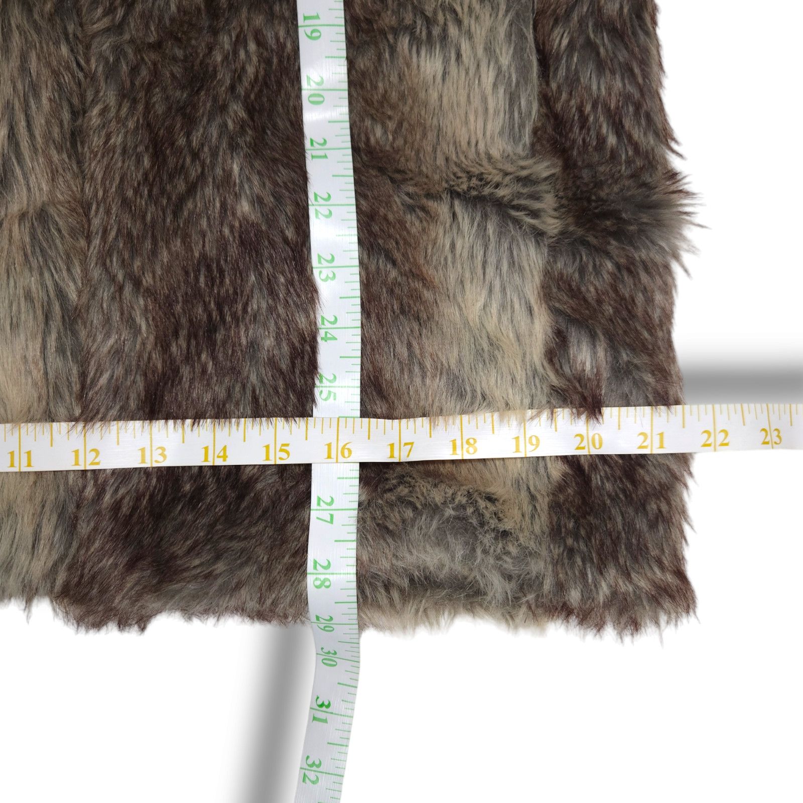 Other EUC INC International Ombre Faux Fur Vest Sz. S Brown Cream Size S / US 4 / IT 40 - 7 Thumbnail