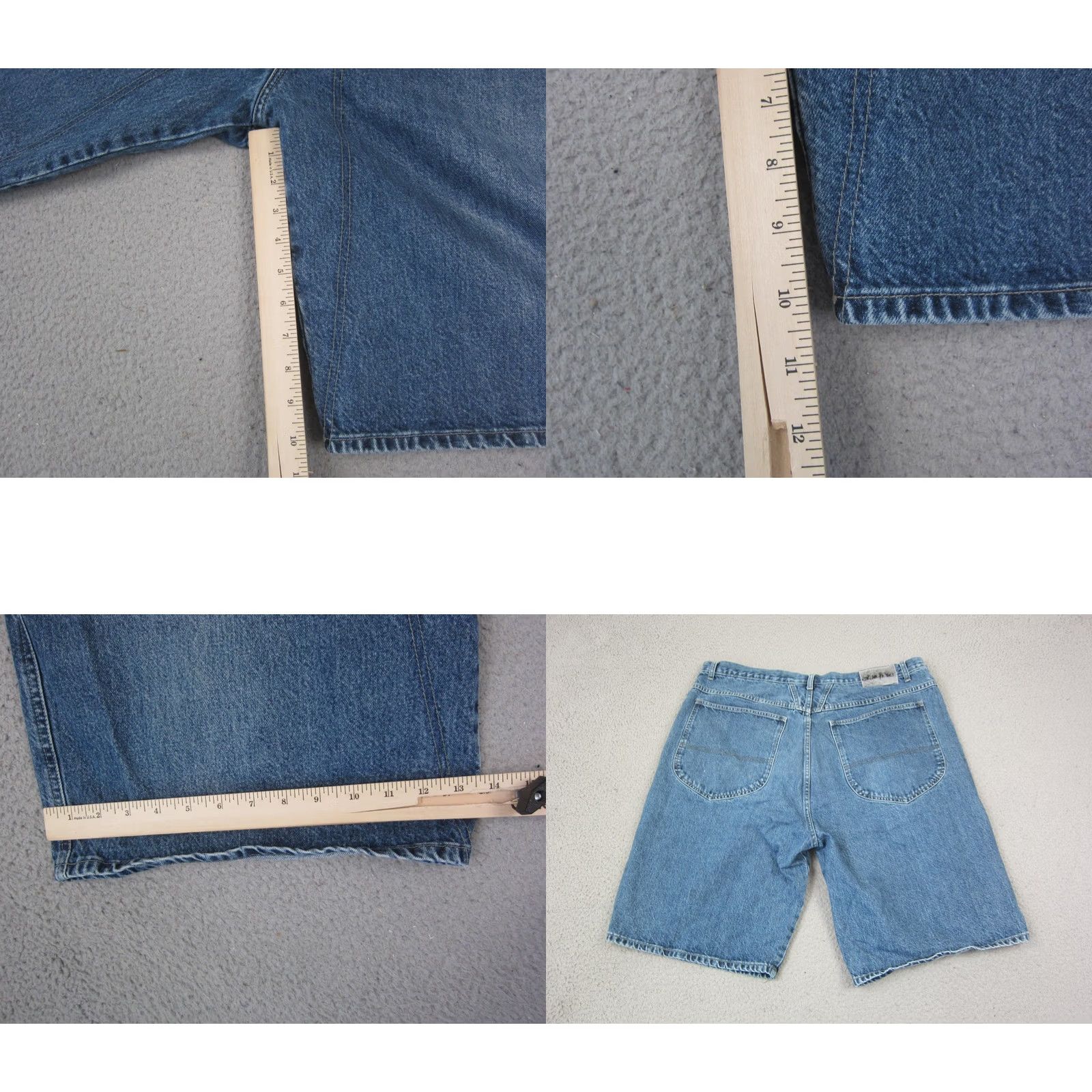 Denime VINTAGE Girbaud Shorts Mens 42 Blue Marithe Francois Denim Baggy Jorts Loose 90s Y2K Size US 42 / EU 58 - 9 Thumbnail