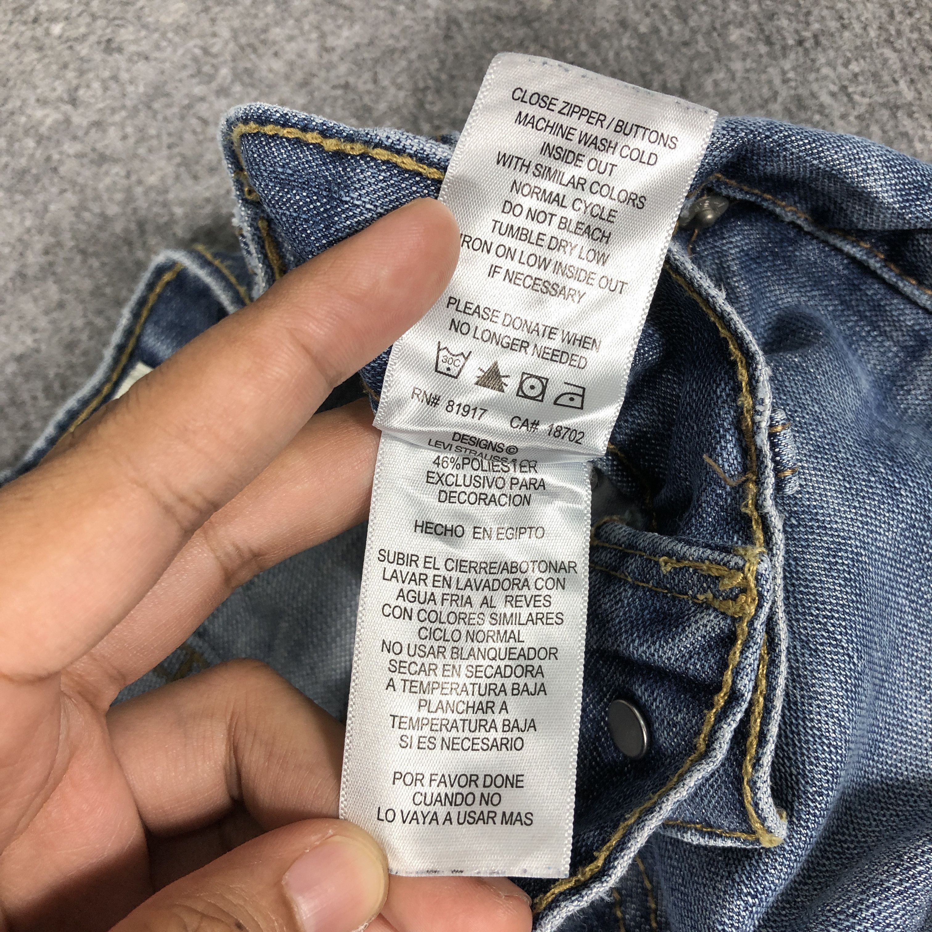 Levi's × Vintage Womens Vintage Levis 514 Jeans Slim Straight L1089W Size 26" / US 2 / IT 38 - 12 Thumbnail