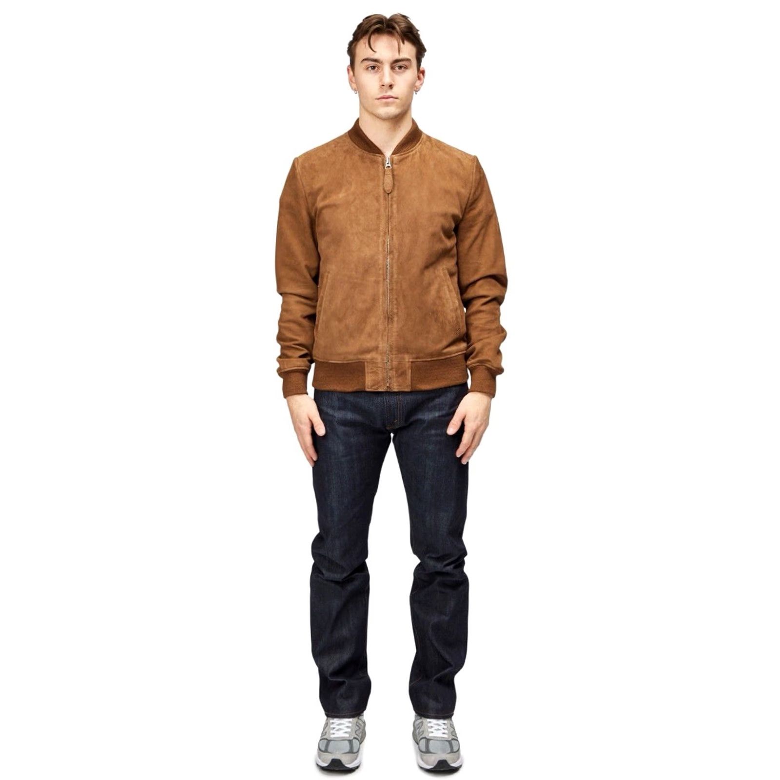 Schott VINTAGE Schott NYC Suede Leather Bomber Jacket Rust Retro Brown M Mens Size US M / EU 48-50 / 2 - 3 Thumbnail