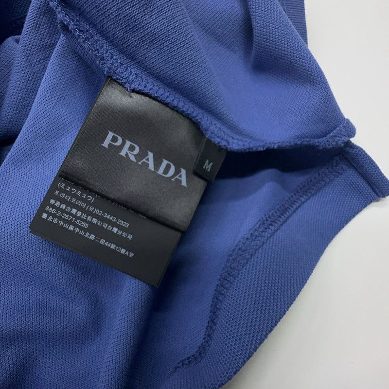 Prada Prada Logo Collar Striped Polo Shirt-2506 Size US M / EU 48-50 / 2 - 1 Thumbnail