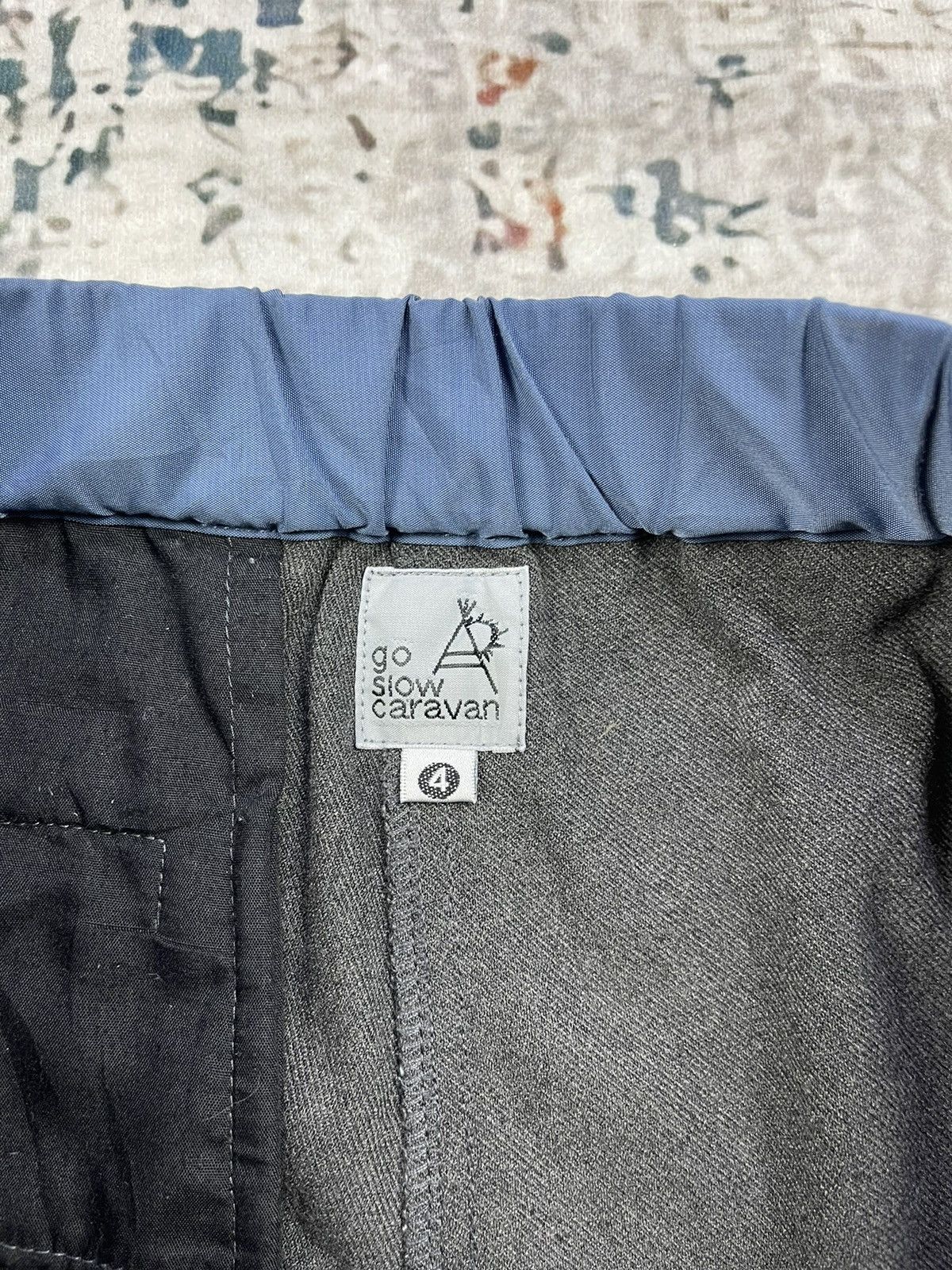 go slow caravan GO SLOW CARAVAN DEEP GREY JOGGER PANTS Size US 32 / EU 48 - 9 Thumbnail