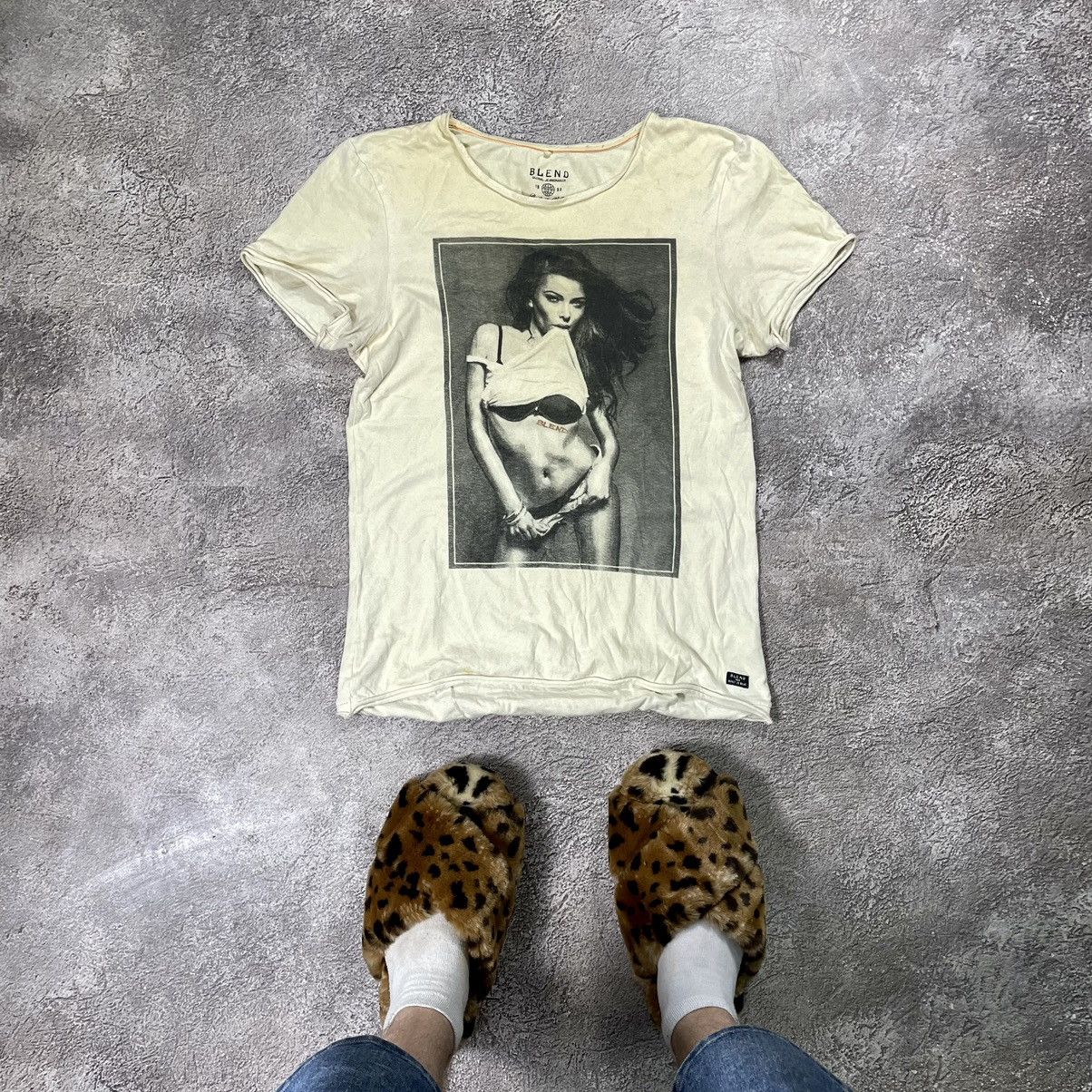 Vintage Vintage 90s Sun Faded Graphic Tee Cream Oversized Drip M Size US M / EU 48-50 / 2 - 1 Thumbnail
