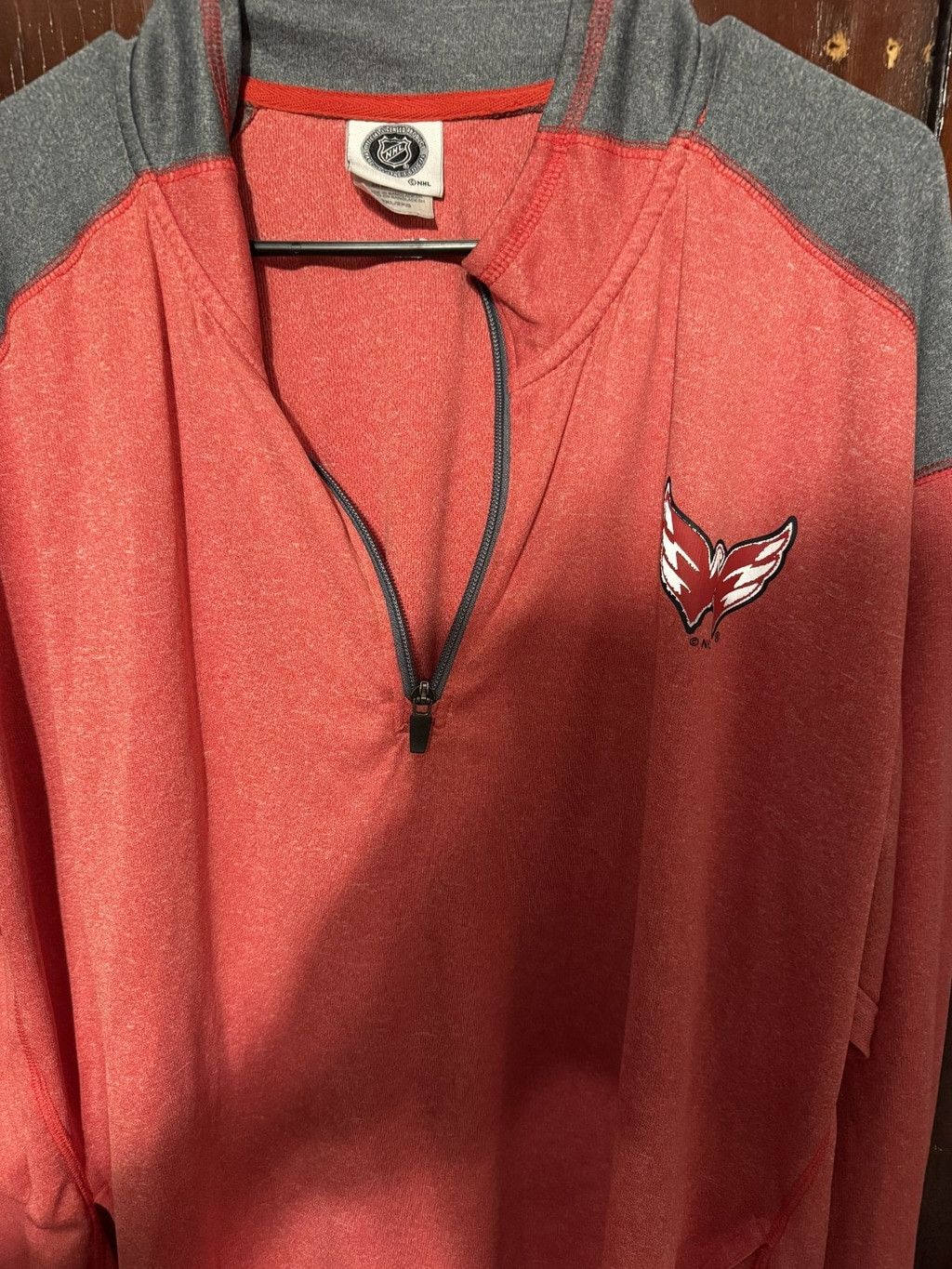 NHL Washington Capitals 1/4 Zip Pullover Men’s Size 2XL Size US XXL / EU 58 / 5 - 4 Thumbnail