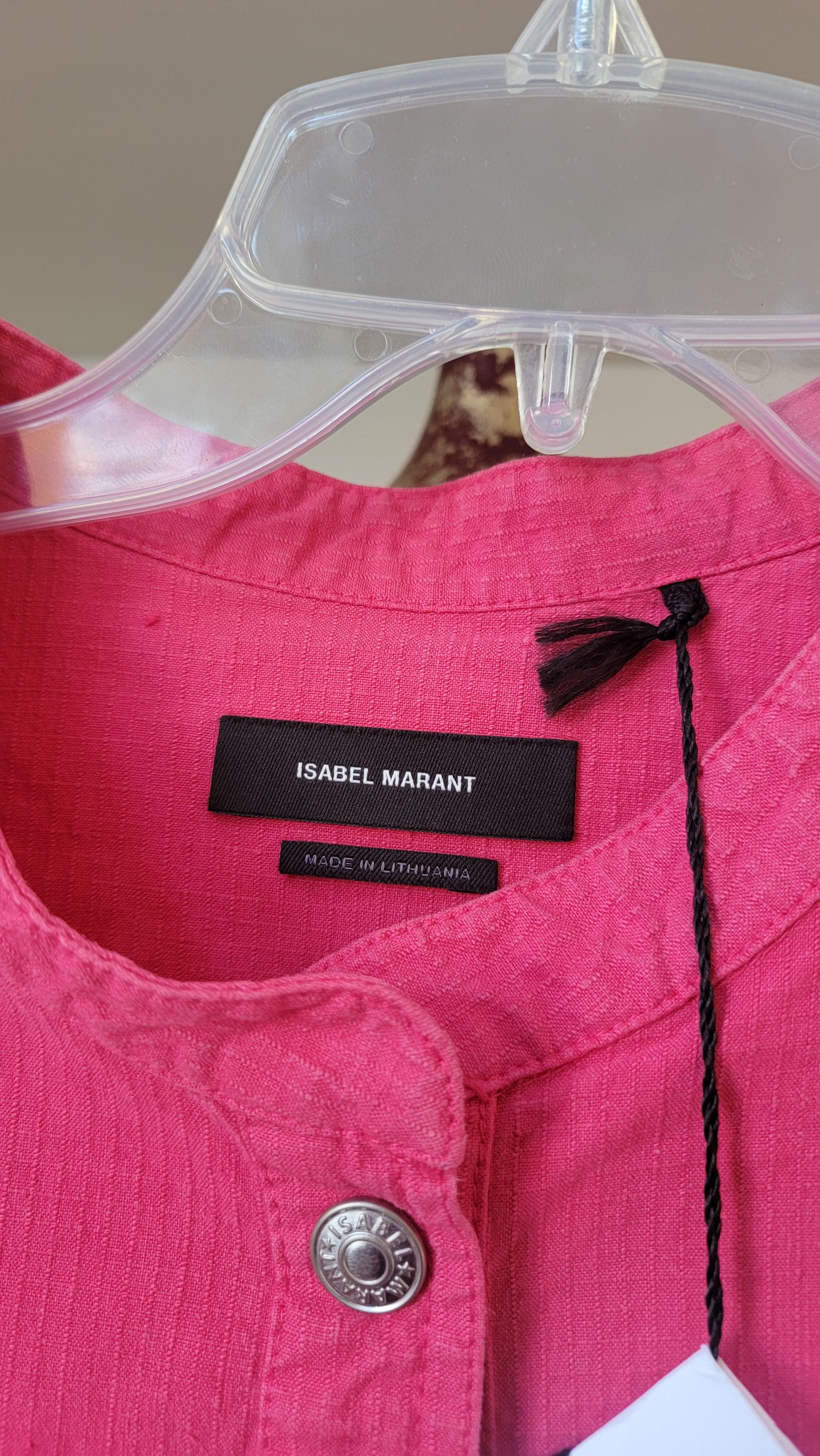 Isabel Marant Isabel Marant Pink Belted Jumpsuit. Brand new . RETAIL $999 Size XS / US 0-2 / IT 36-38 - 7 Thumbnail