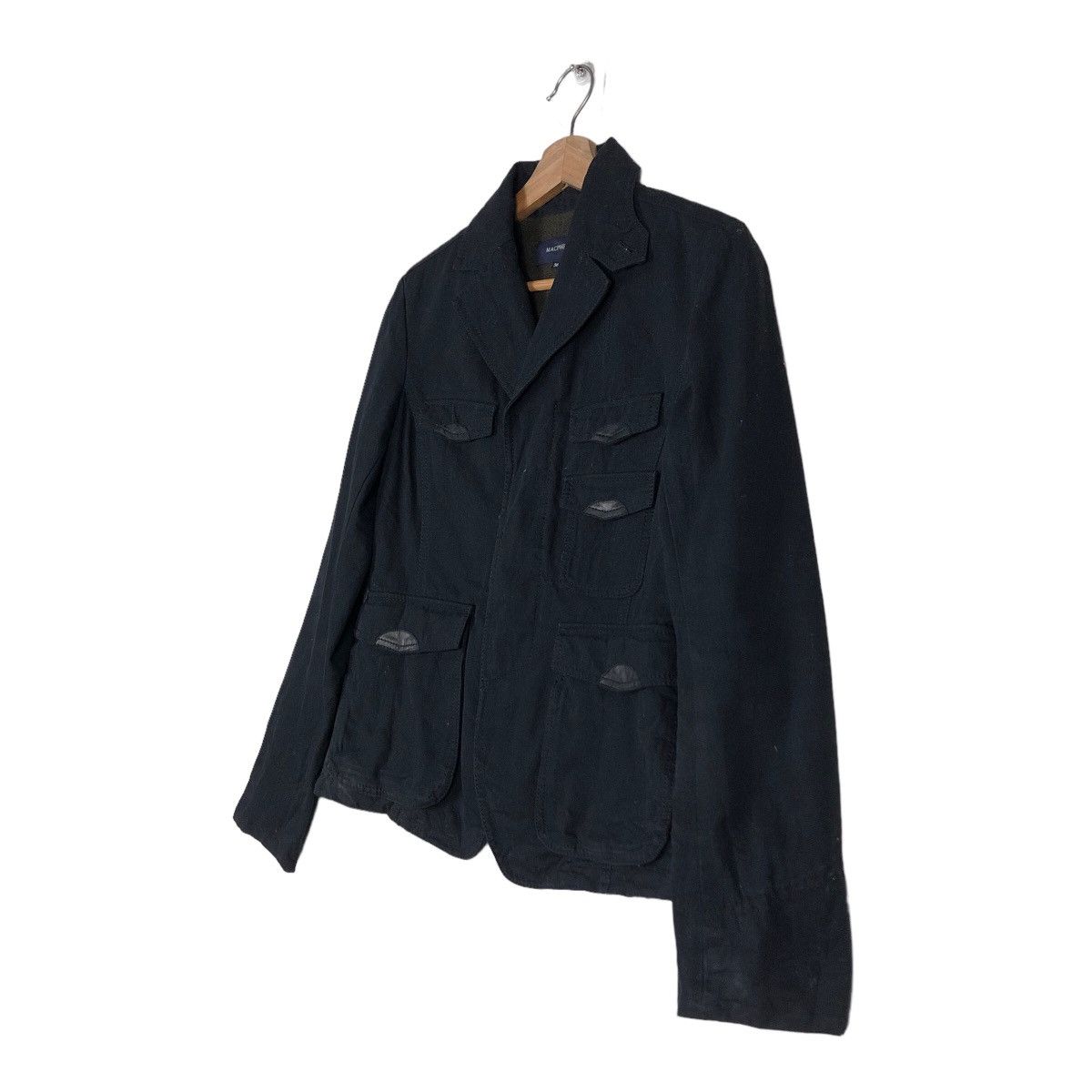 Japanese Brand 🔥Rich Black Cargo Cropped Jacket Macphee Issey Miyake Size US M / EU 48-50 / 2 - 2 Thumbnail