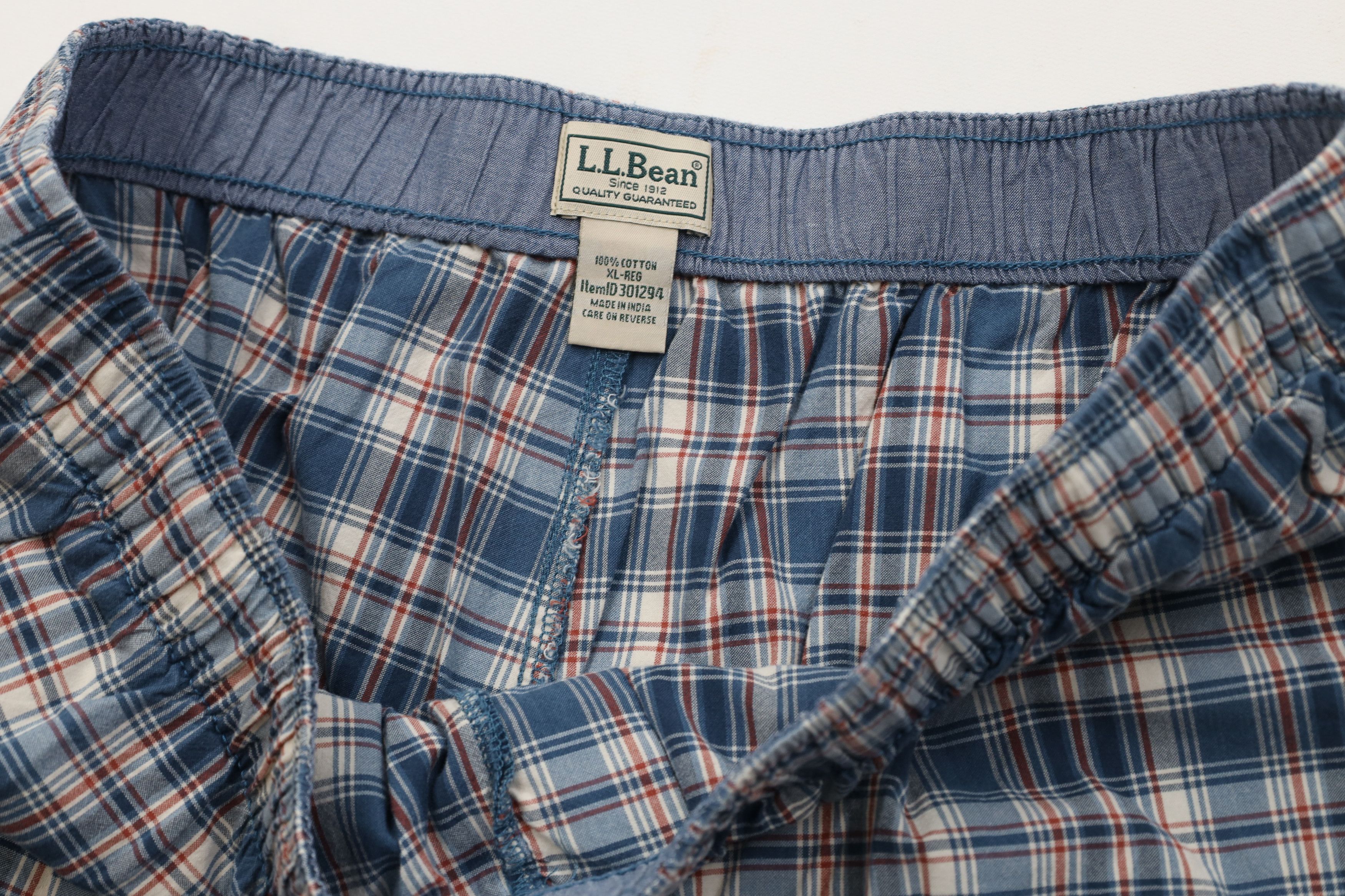 L.L. Bean Vintage Y2K LL Bean Above Knee Pajamas Harem Shorts Plaid Size US 36 / EU 52 - 6 Thumbnail