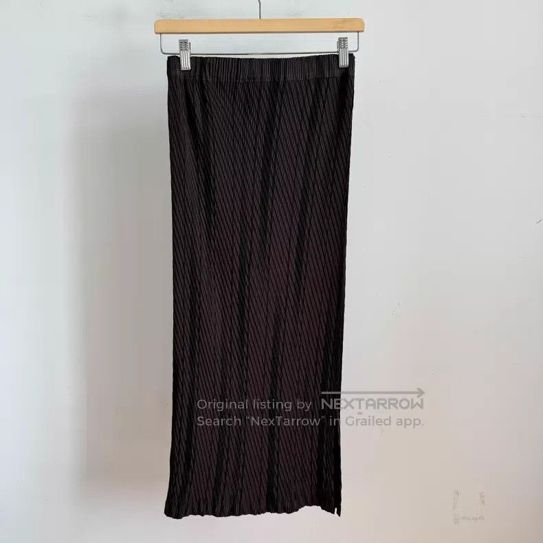 Issey Miyake Issey Miyake Black Skirt Size 25" / US 0 / IT 36 - 2 Thumbnail
