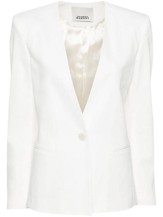Isabel Marant ISABEL MARANT Women Jackets VE0269FA B1F04I MANZIL20WH White Size S / US 4 / IT 40 - 1 Thumbnail