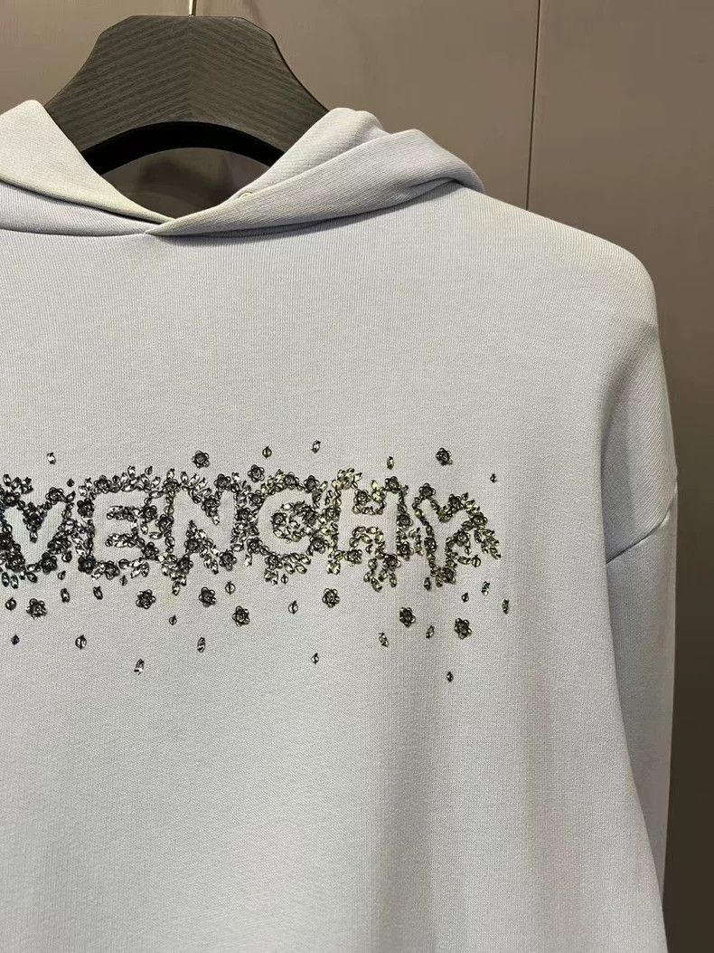Givenchy Givenchy Crystal logo hoodie sweatshirt Size US M / EU 48-50 / 2 - 2 Thumbnail
