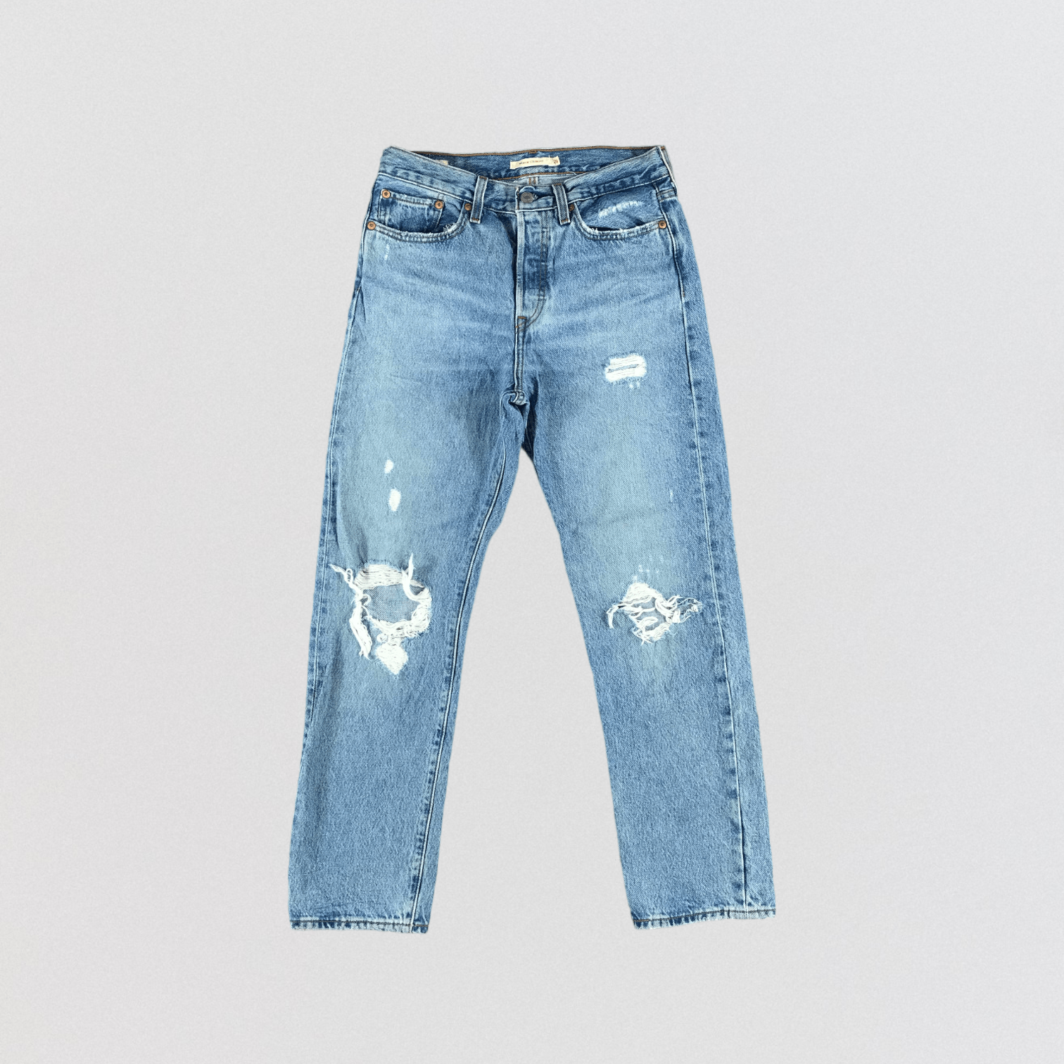 Levi's Vintage Blue Wash Levis 501 Jeans-JM3092 Size 29" - 1 Thumbnail