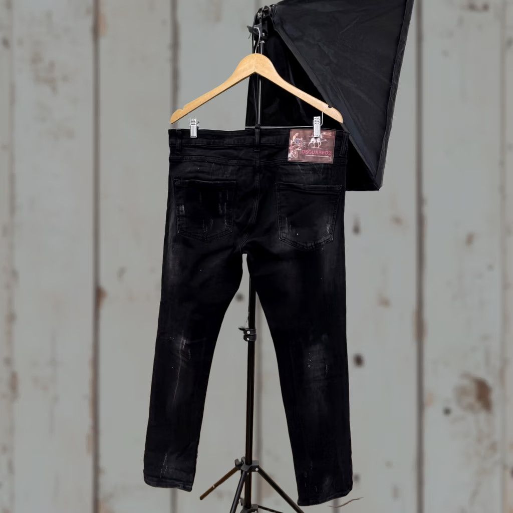 Dsquared2 Dsquared2 Jeans Main Dsquared2 Jeans Slim Regular 52 Black Men retro Y2K Made in Italy 1990s 2000s Mens Size US 36 / EU 52 - 1 Thumbnail