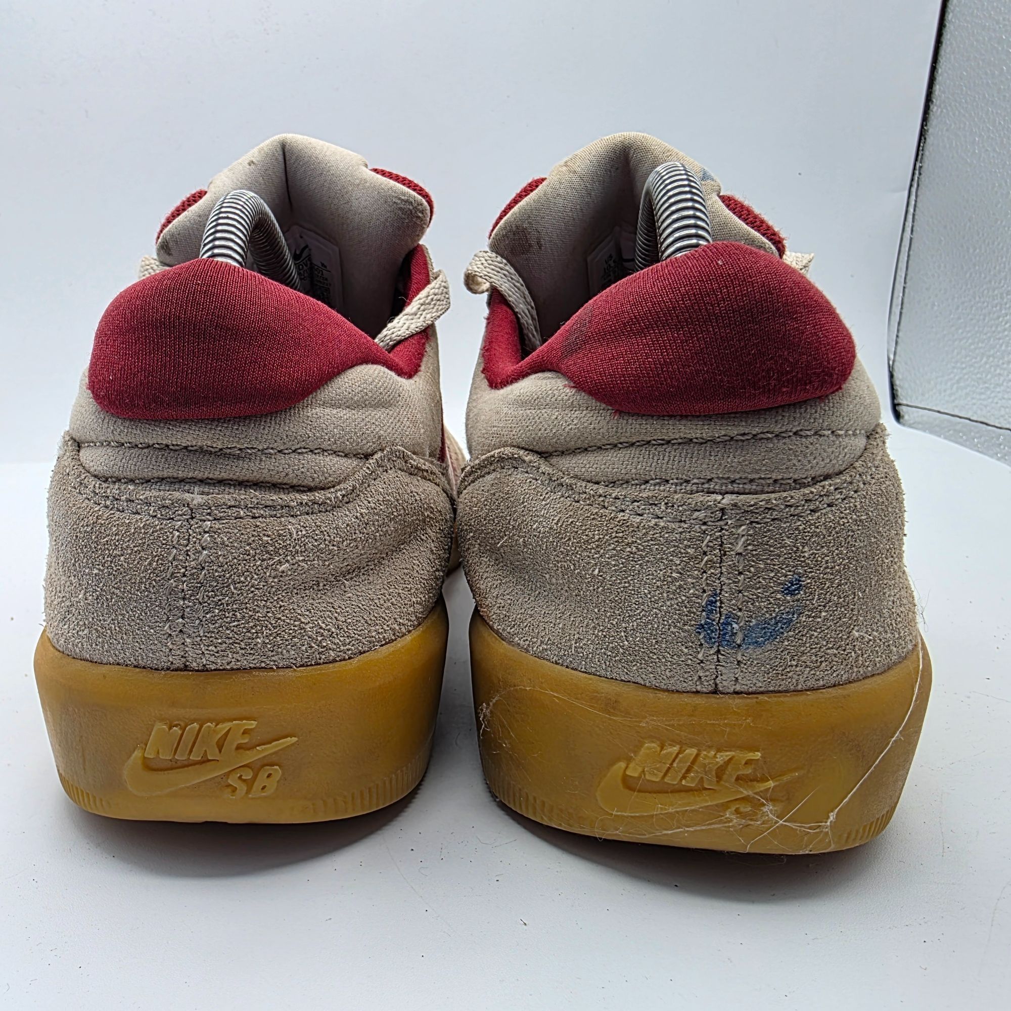Nike Nike SB Force 58 Mens Size 10.5 Team Red Summit White Sneake Size US 10.5 / EU 43-44 - 5 Thumbnail