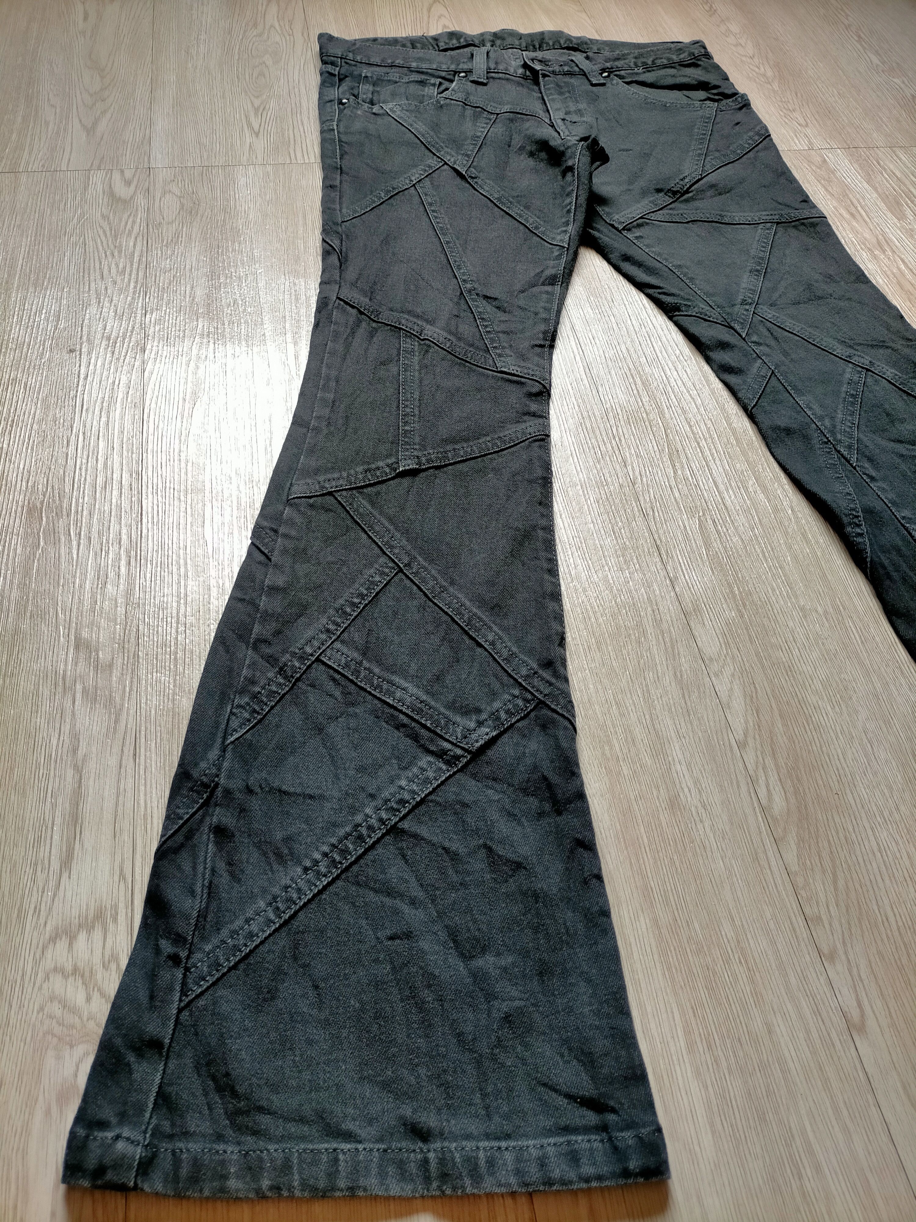 Tornado Mart Tornado Mart Flare Jeans Black Boot cut Denim Size US 32 / EU 48 - 11 Thumbnail