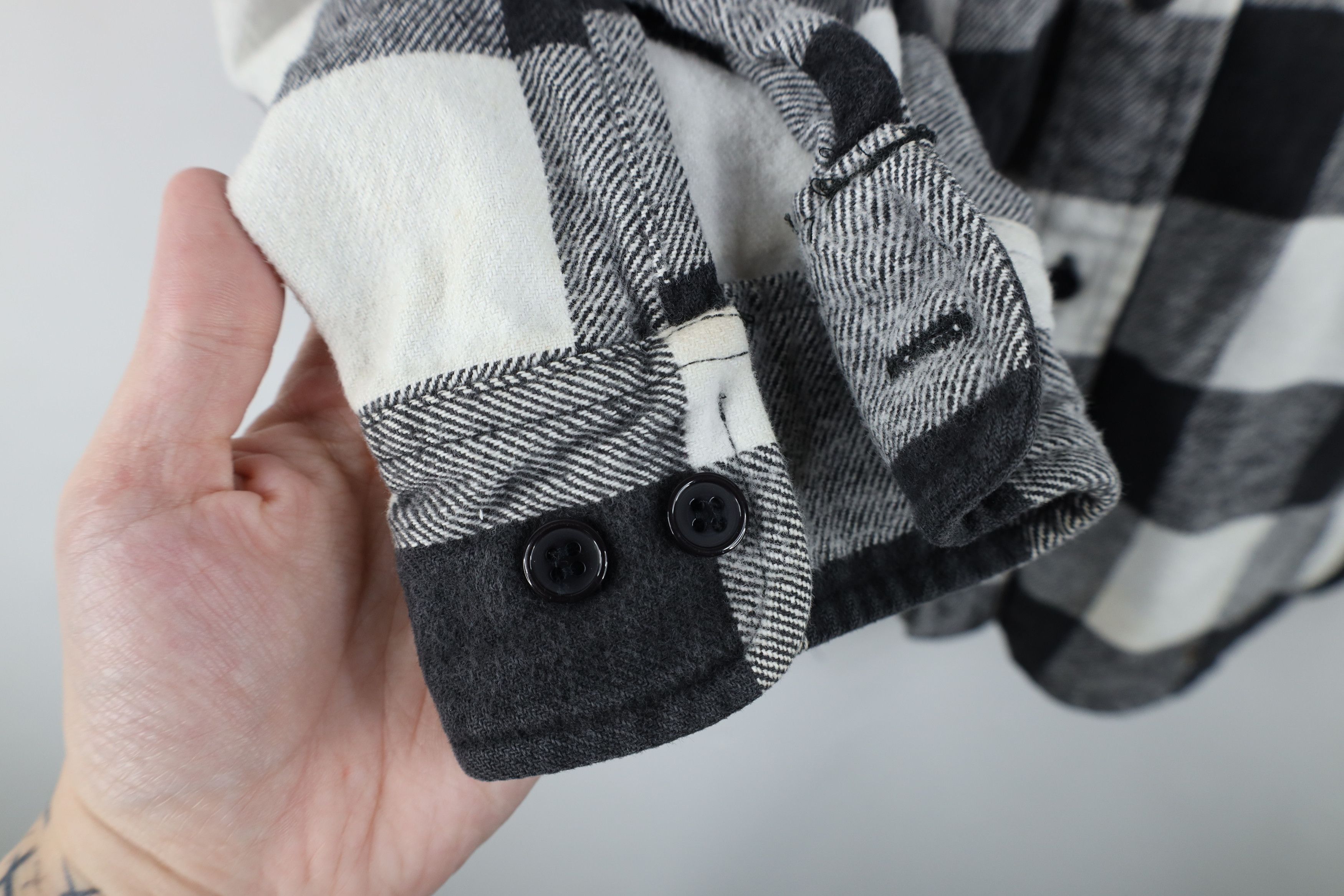 Dickies Vintage 90s Dickies Heavyweight Flannel Button Shirt Plaid Size US L / EU 52-54 / 3 - 5 Thumbnail