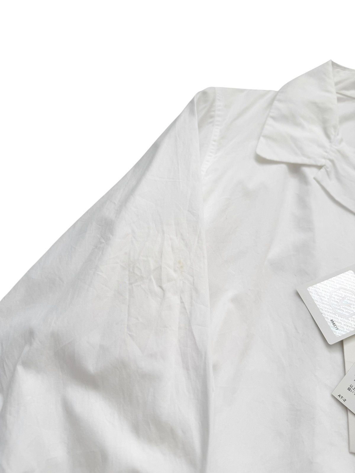 Visvim Free Edge Cotton White L/S Shirt Size US M / EU 48-50 / 2 - 9 Thumbnail