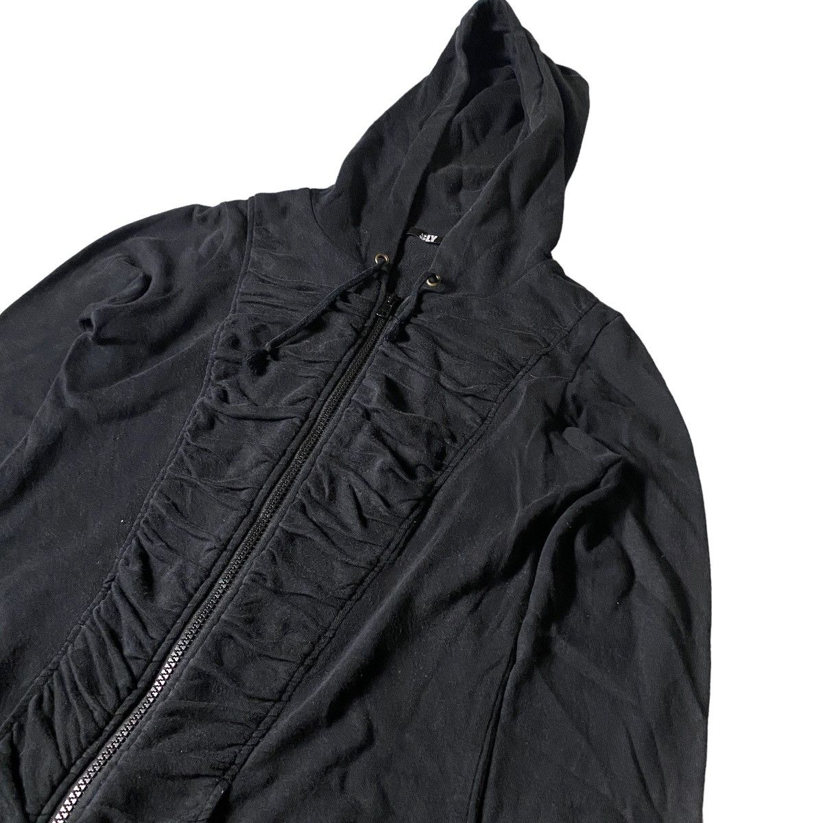 Hysteric Glamour 2000's Sly Japanese Wrinkled Zip Hoodie Size US XS / EU 42 / 0 - 6 Thumbnail