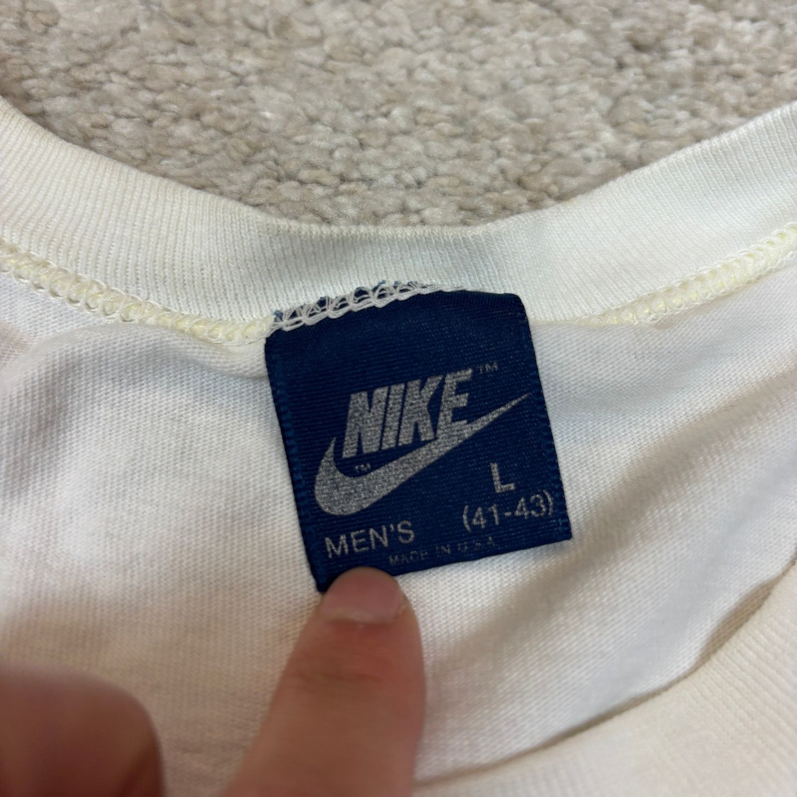 Nike VTG 80s Nike John McEnroe Wimbledon T Shirt Men's Large Size US L / EU 52-54 / 3 - 7 Thumbnail