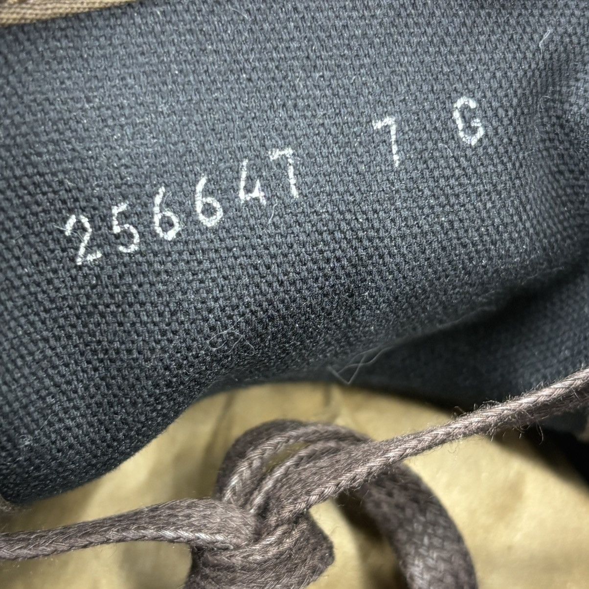 Gucci Size 7-Gucci California Striped High 'Beige Ebony' clean W/B Size US 7 / EU 40 - 7 Thumbnail