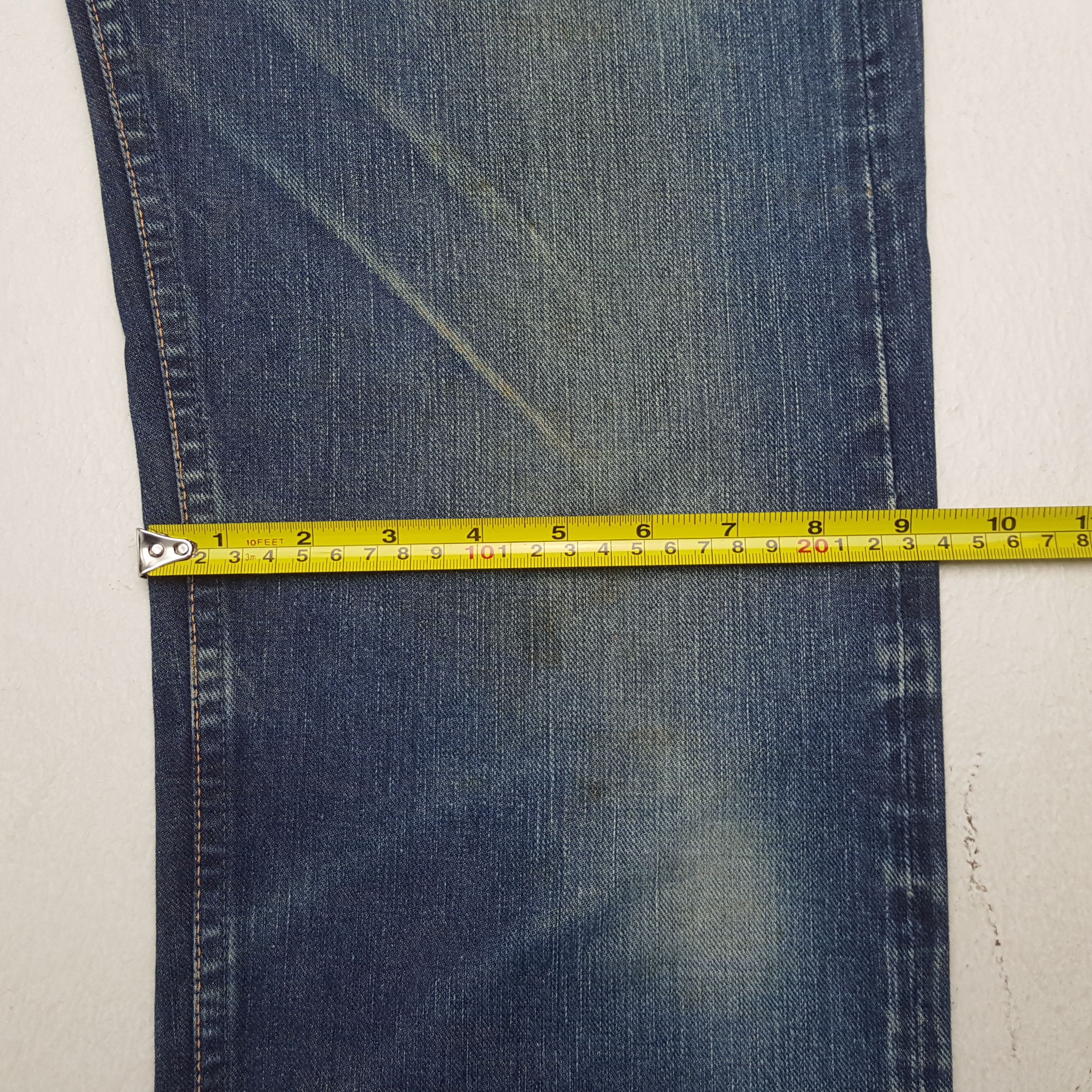 Vintage Head Light Japanese Streetwear Style Jeans RR13 Size US 30 / EU 46 - 9 Thumbnail