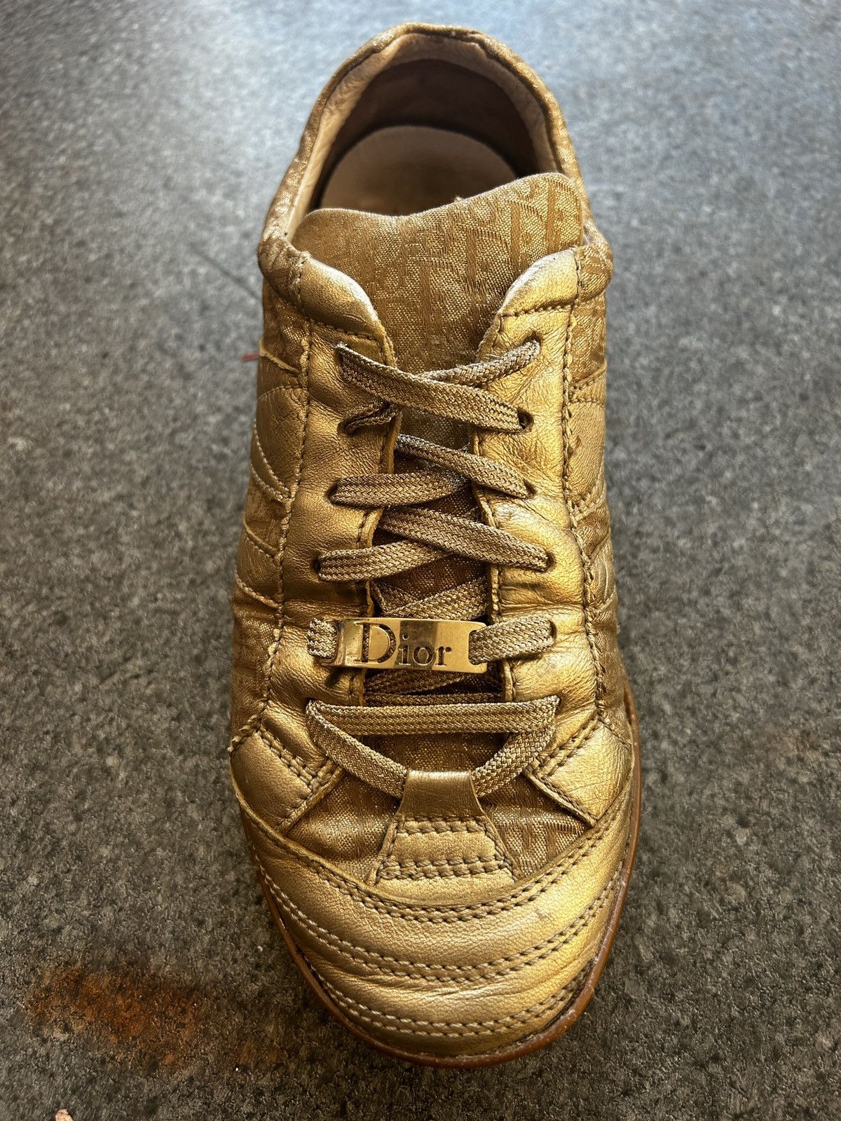 Dior 2004 Dior By John Galliano Monogram Sneakers Size US 8 / IT 38 - 10 Thumbnail