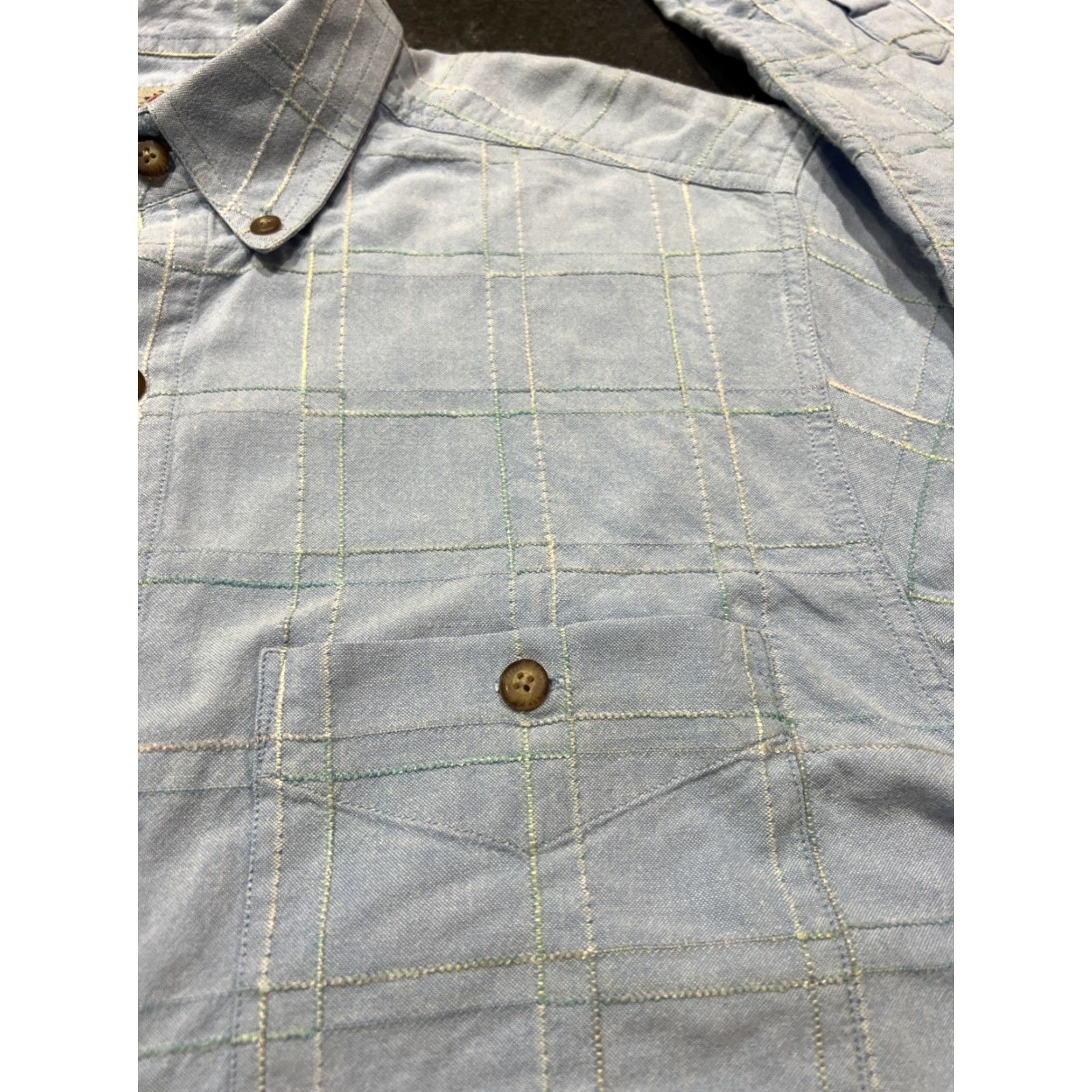 The Territory Ahead VINTAGE Territory Ahead Shirt Men M Blue Button-Up Collared Long Sleeve Cotton Blend Size US M / EU 48-50 / 2 - 3 Thumbnail