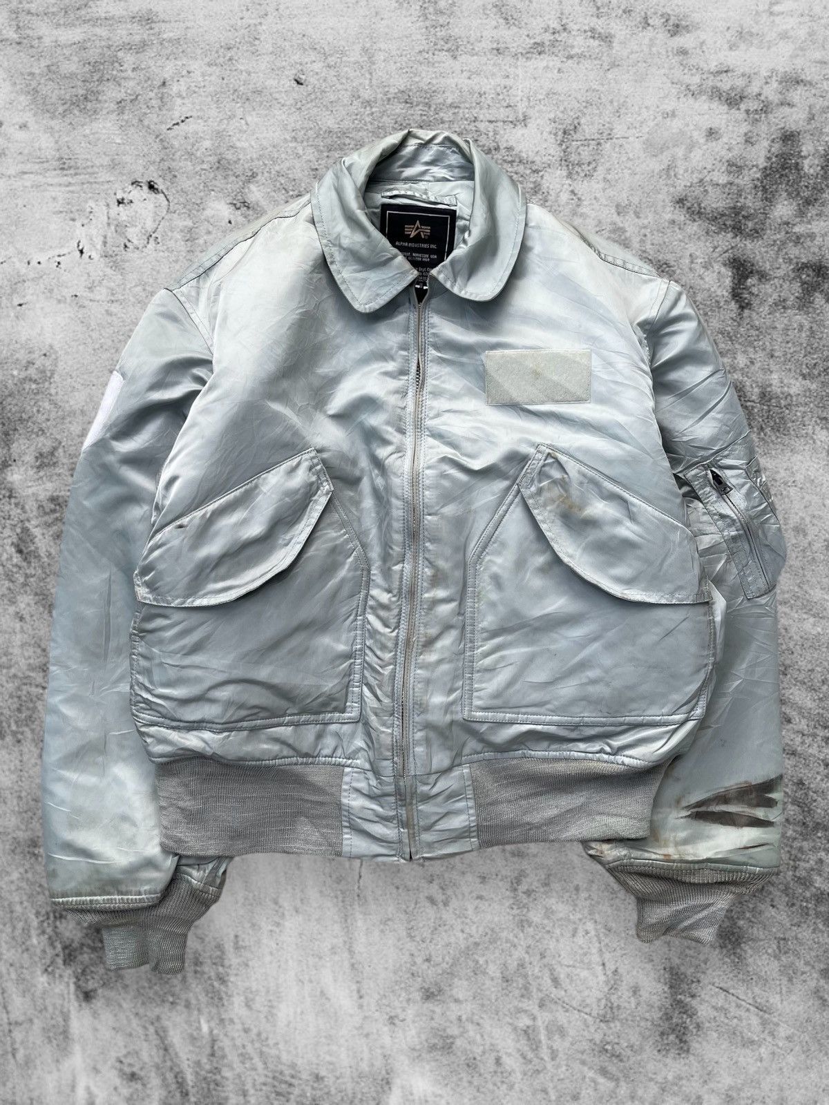 Alpha Industries 🔥Vintage Alpha Industries Ma-1 Flight Bomber Jacket Size US L / EU 52-54 / 3 - 2 Thumbnail