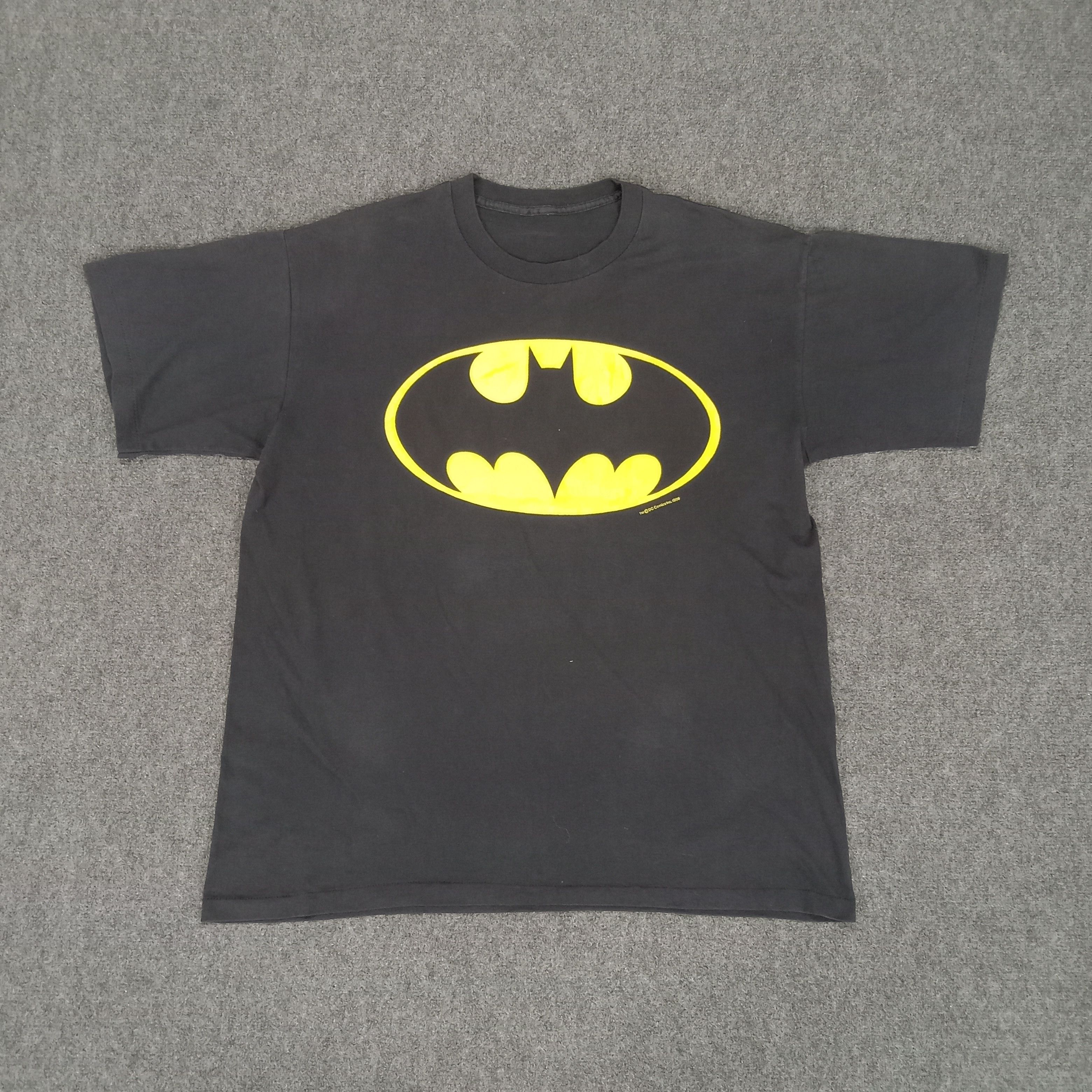 DC Comics × Vintage Vintage 90's Batman American Superhero DC Comics Tshirt Size US XL / EU 56 / 4 - 1 Thumbnail
