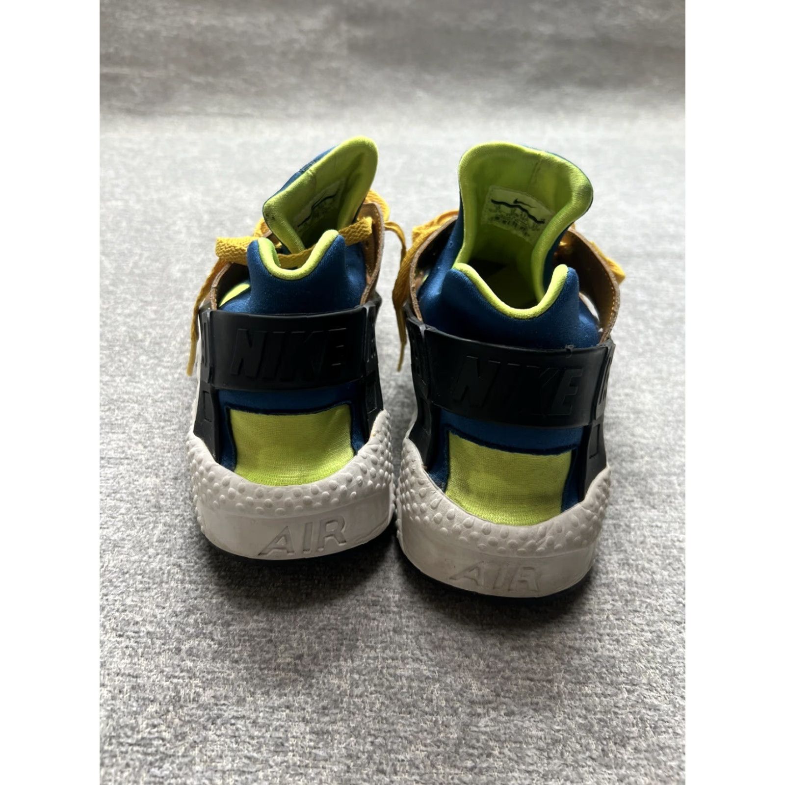 Nike VINTAGE Nike Air Huarache Desert Ochre Blue Force Volt 318429-701 Mens Size 13 Shoes Size US 12 / EU 45 - 3 Thumbnail