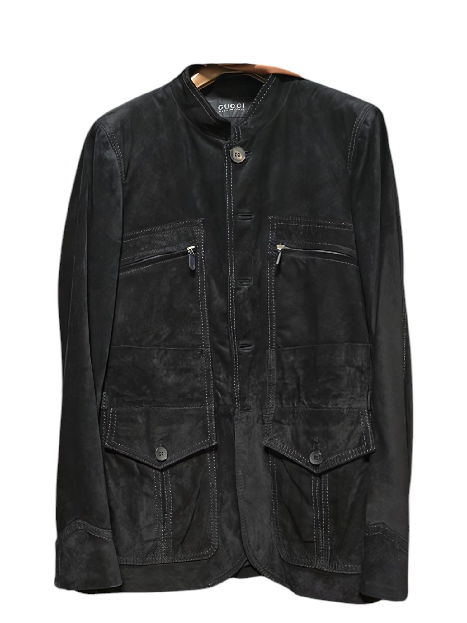 Gucci SUEDE LEATHER JACKET BY TOM FORD | Grailed