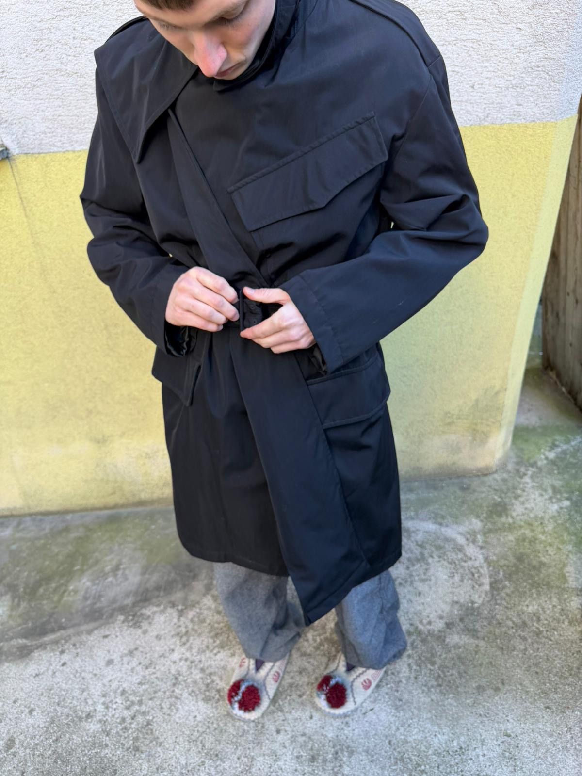 Jean Paul Gaultier 2002 Jean Paul Gaultier Homme FW 2002 Trench Coat Size US M / EU 48-50 / 2 - 15 Thumbnail