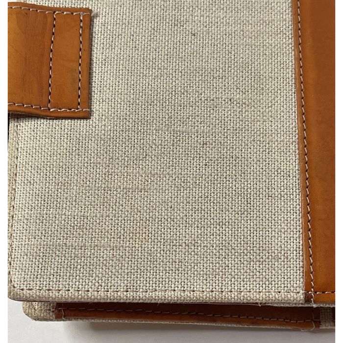 vintage-franklin-covey-six-ring-leather-linen-compact-planner-grailed