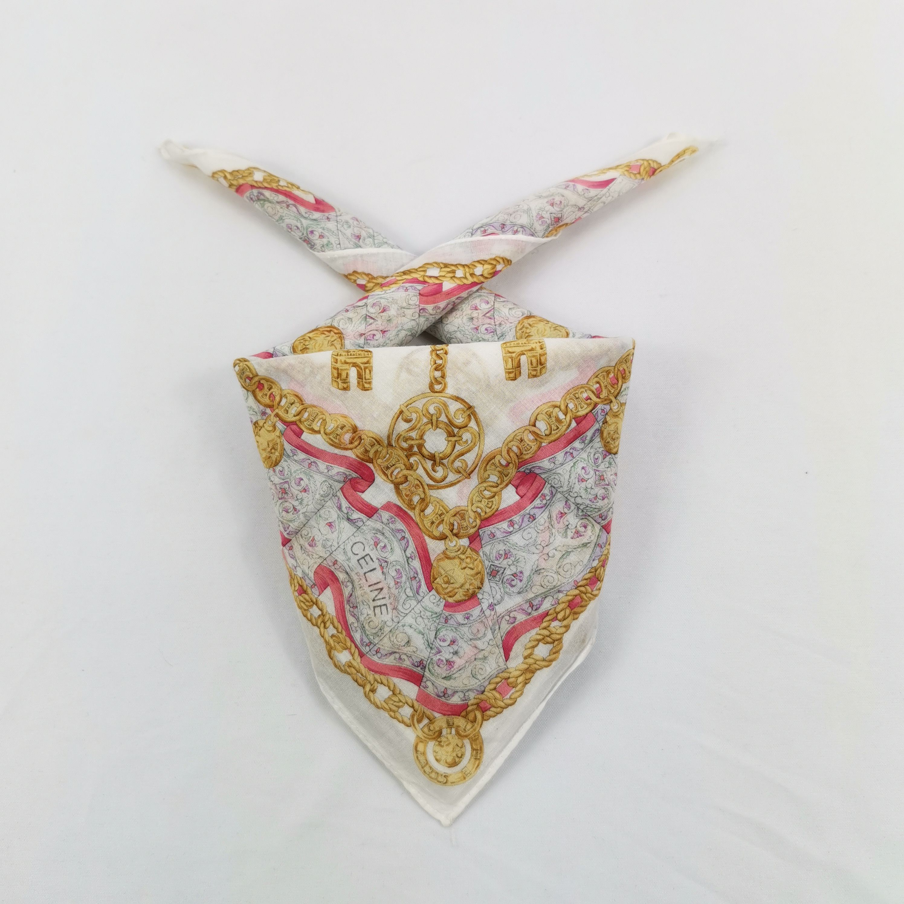 Celine Vintage Celine Handkerchief Neckerchief Bandana Size ONE SIZE - 3 Thumbnail