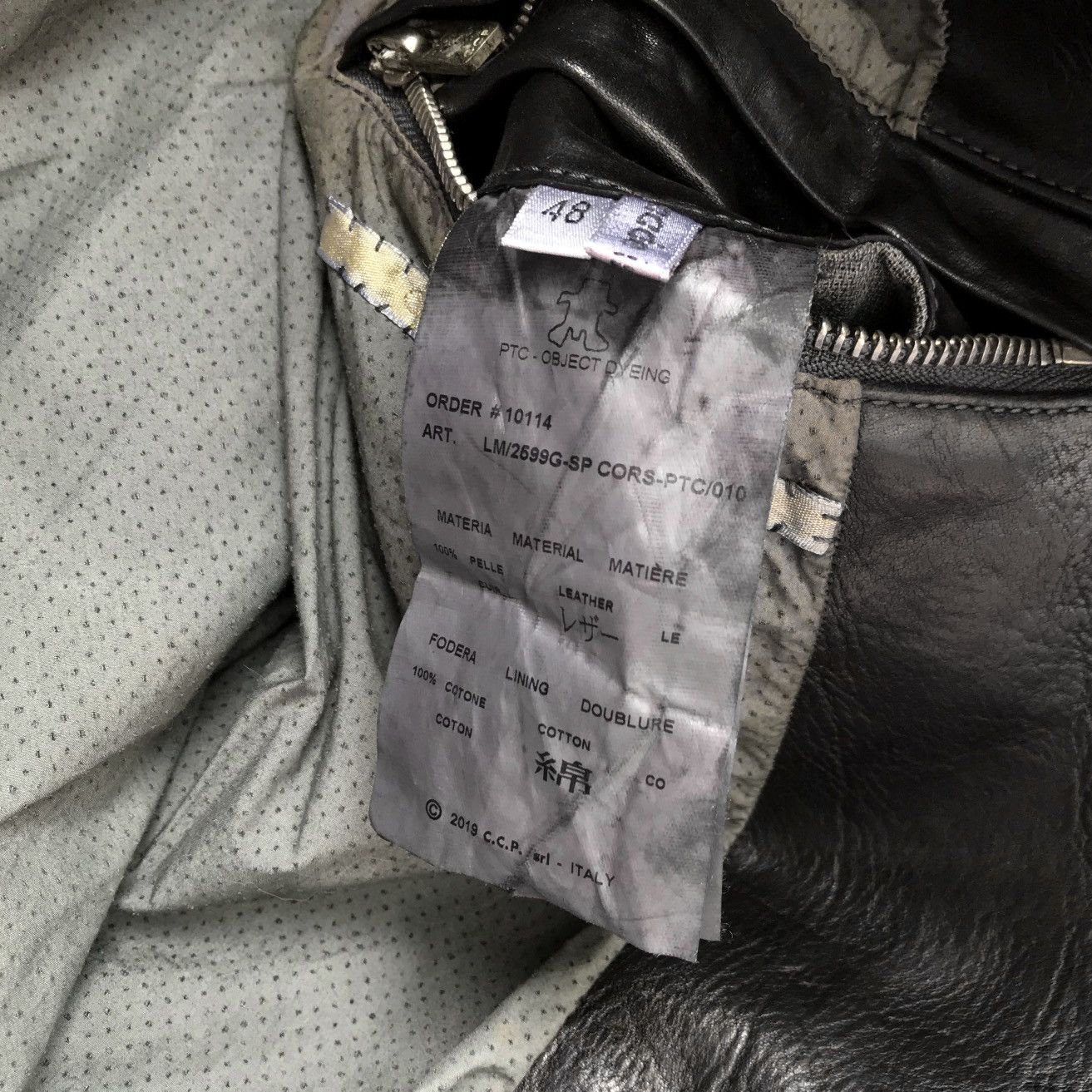 Carol Christian Poell Carol Christian Poell O.D Spine Elbow & Hand Leather Jacket Size US M / EU 48-50 / 2 - 3 Thumbnail