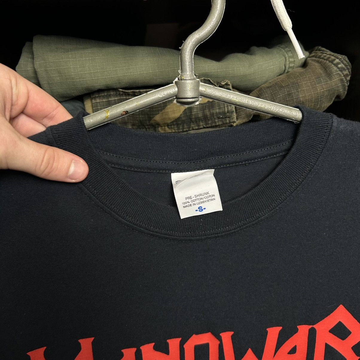 Band Tees Vintage Manowar Big Graphic Logo anvil 2000’s band tee Size US S / EU 44-46 / 1 - 6 Thumbnail