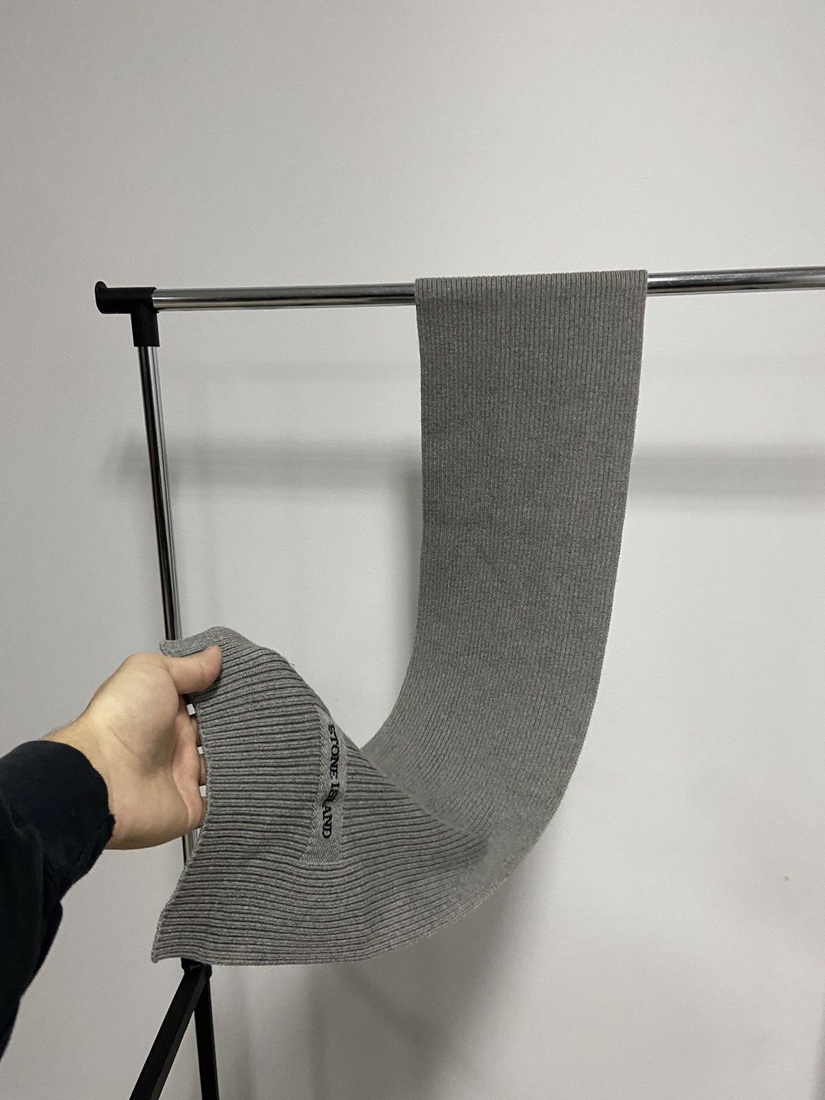 Stone Island × Vintage Stone island scarf vintage logo wool Size ONE SIZE - 6 Thumbnail