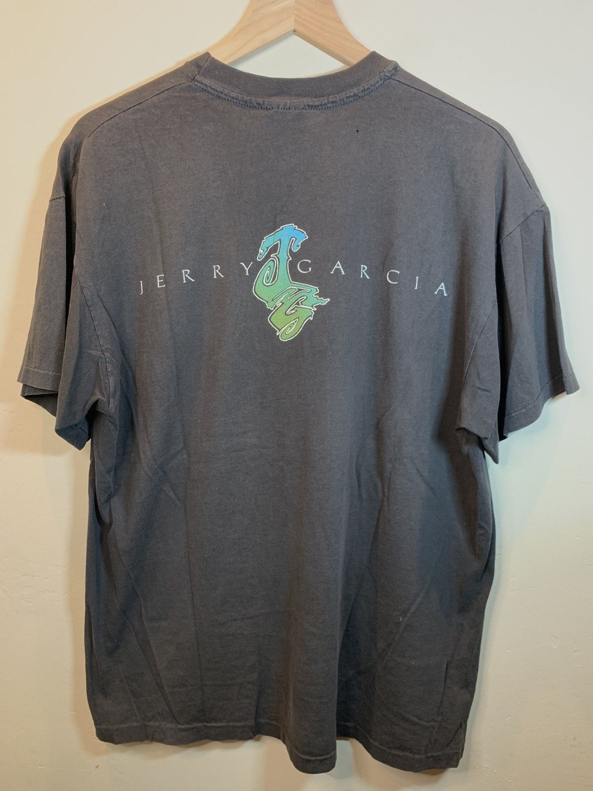 Band Tees × Grateful Dead × Vintage RARE* Vintage 1994 Jerry Garcia Dove Single Stitch Art Shirt Size US XL / EU 56 / 4 - 2 Thumbnail