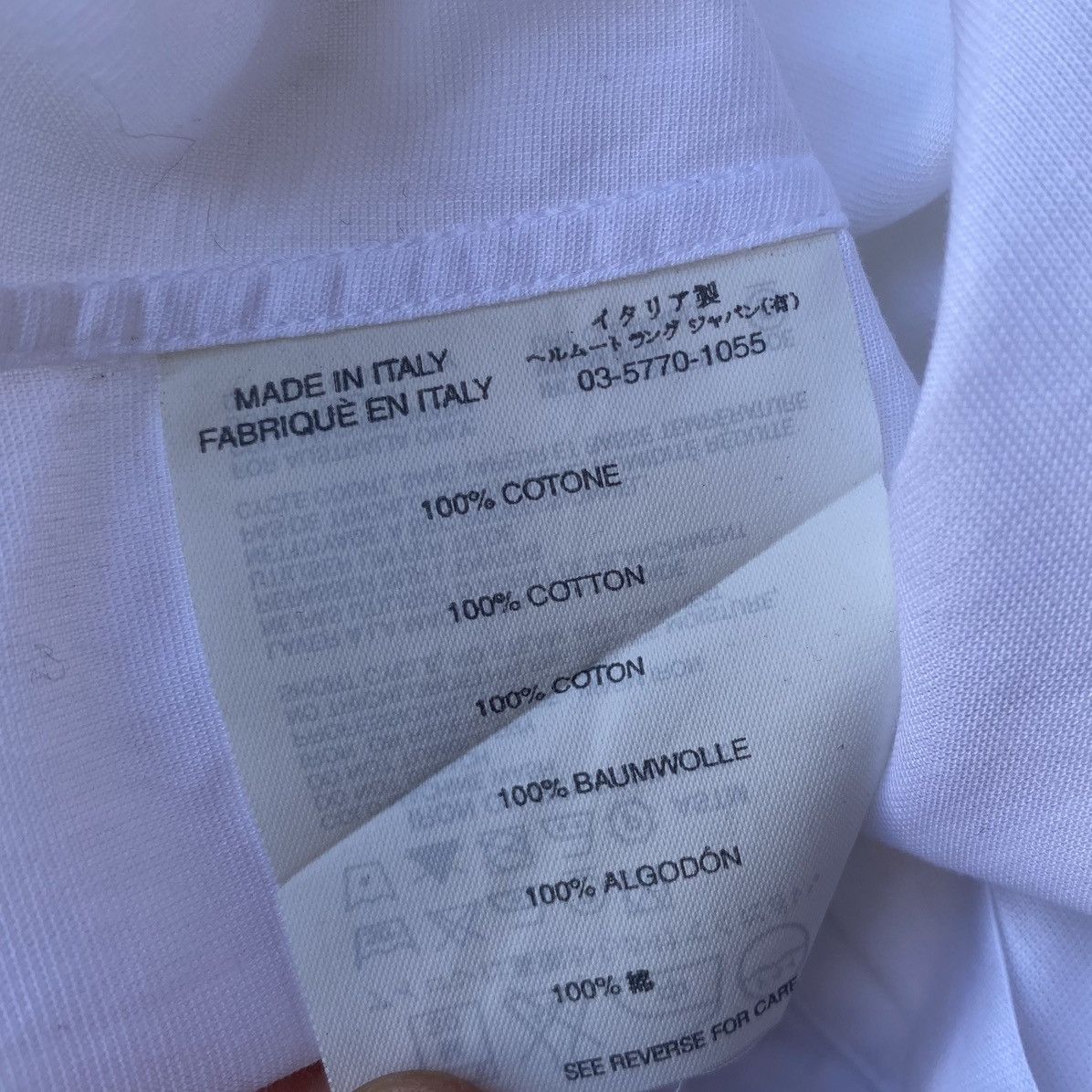 Helmut Lang Helmut Lang Archive Tuxedo Double Cuffs Shirt Size US M / EU 48-50 / 2 - 8 Thumbnail