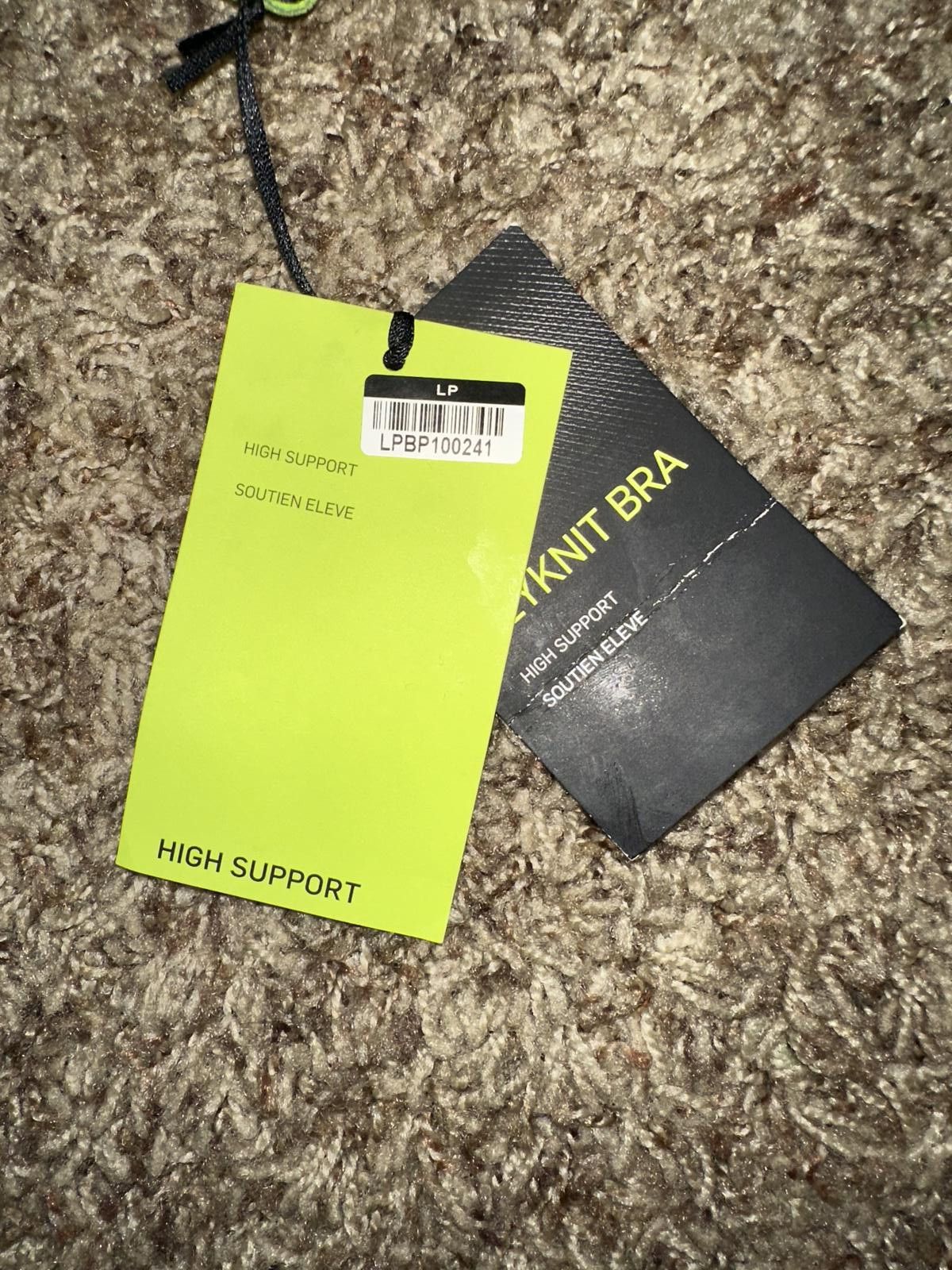 Nike Nike Women FE/NOM Volt Flyknit High Support Sports Bra Size ONE SIZE - 8 Thumbnail