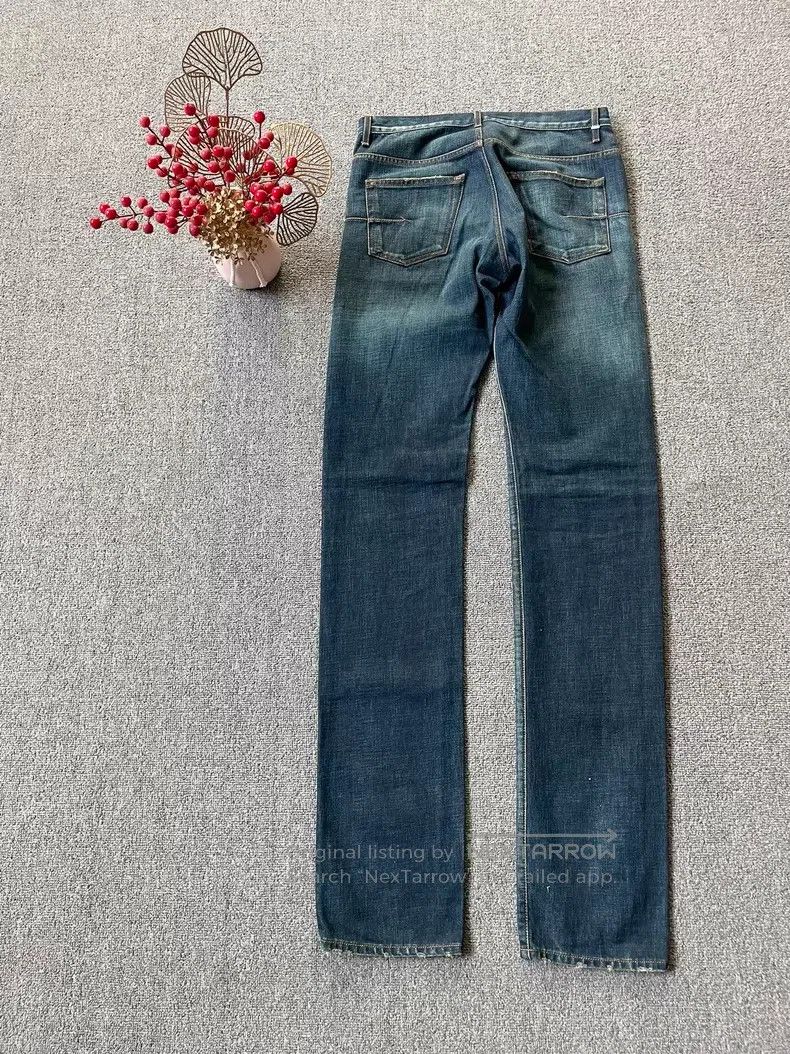 Dior Dior Indigo Denim Cat Whisker Washed Ripped Destroyed Deni Size US 30 / EU 46 - 2 Thumbnail