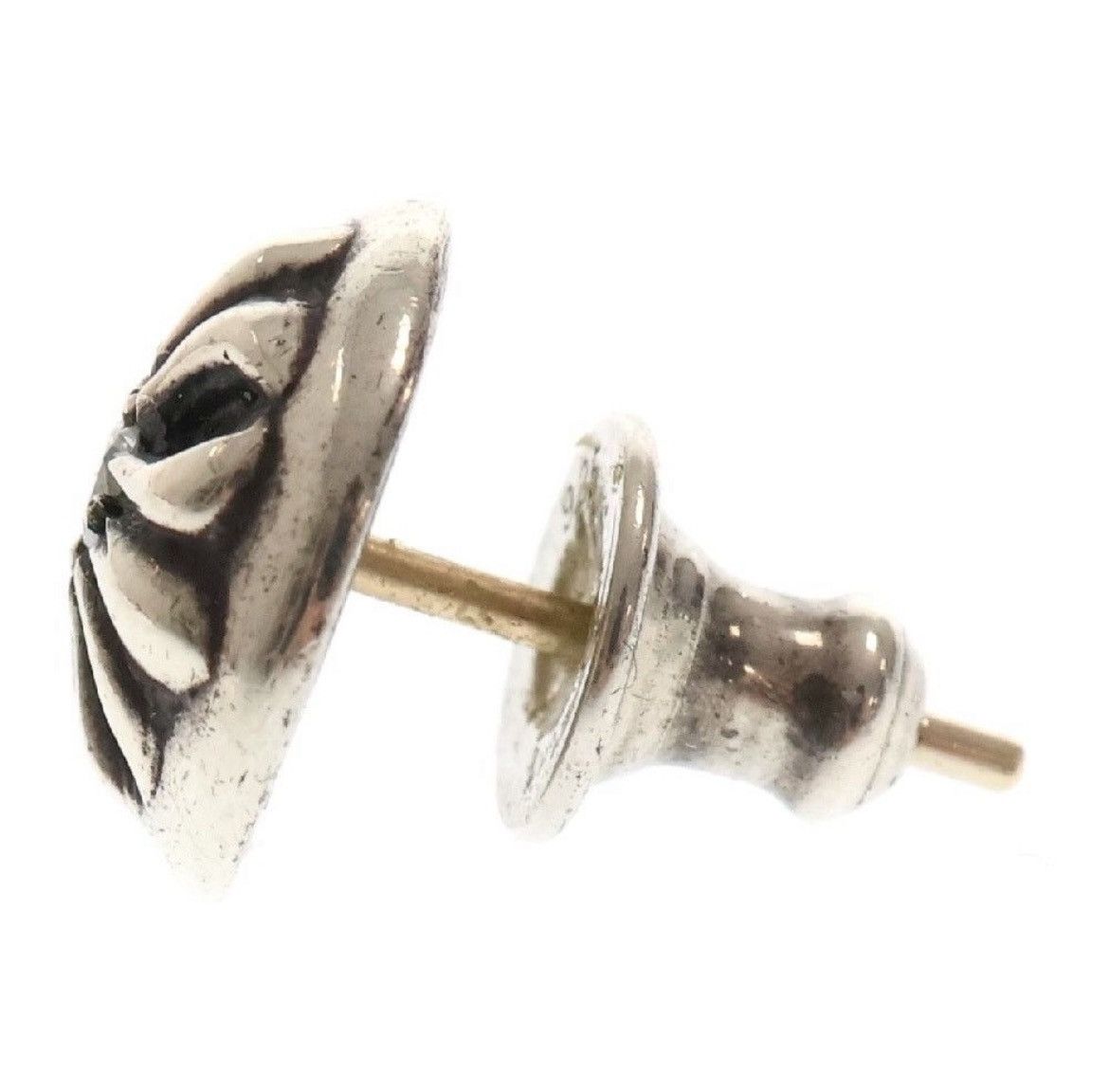 Chrome Hearts CHROME HEARTS Diamond Silver Cross Ball Earring Size ONE SIZE - 3 Thumbnail