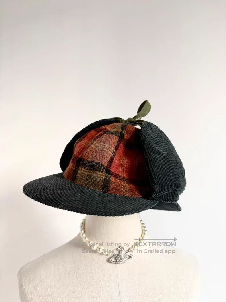 Vivienne Westwood Vivienne Westwood Saturn Double Brim Baseball Cap Detectiv Size ONE SIZE - 2 Thumbnail