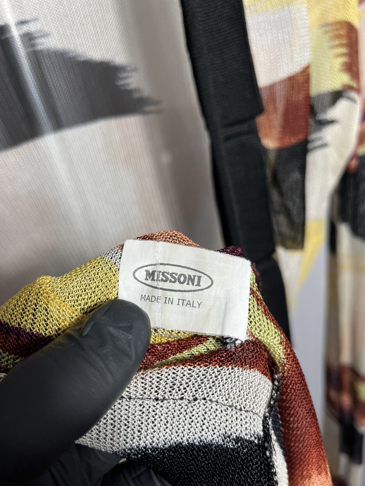 Missoni Missoni shirt women’s Italy top hook check rayon viscose Size L / US 10 / IT 46 - 11 Thumbnail
