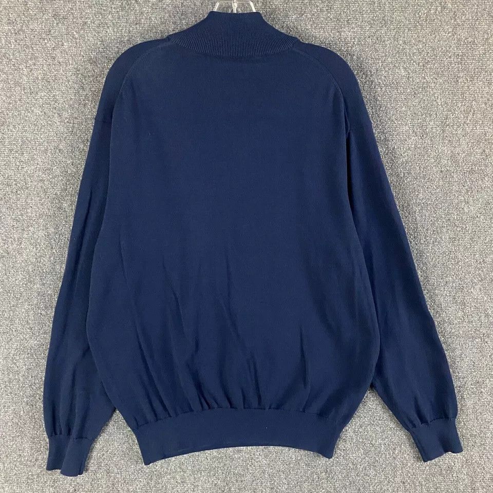 Jos. A. Bank Jos A Bank 1/4 Zip Pullover Men's Sweater Pima Cotton XL Size US XL / EU 56 / 4 - 8 Thumbnail