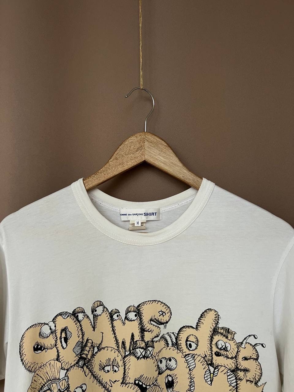 Comme des Garcons SHIRT Comme Des Garcons X Kaws Printed T-Shirt Mens Size M Size US M / EU 48-50 / 2 - 2 Thumbnail