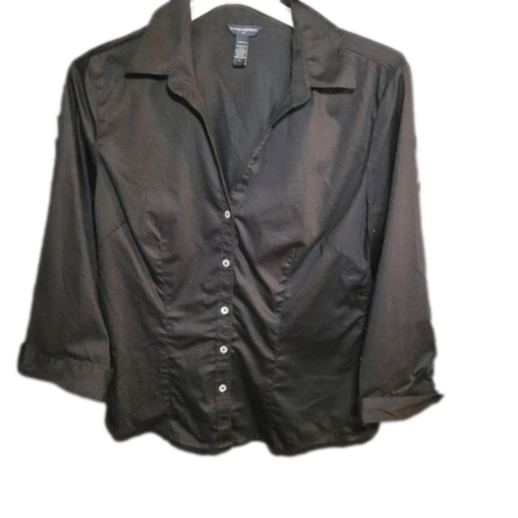 Banana Republic Banana Republic womens black 3/4sleeves, nwot, Size L Size L / US 10 / IT 46 - 1 Thumbnail
