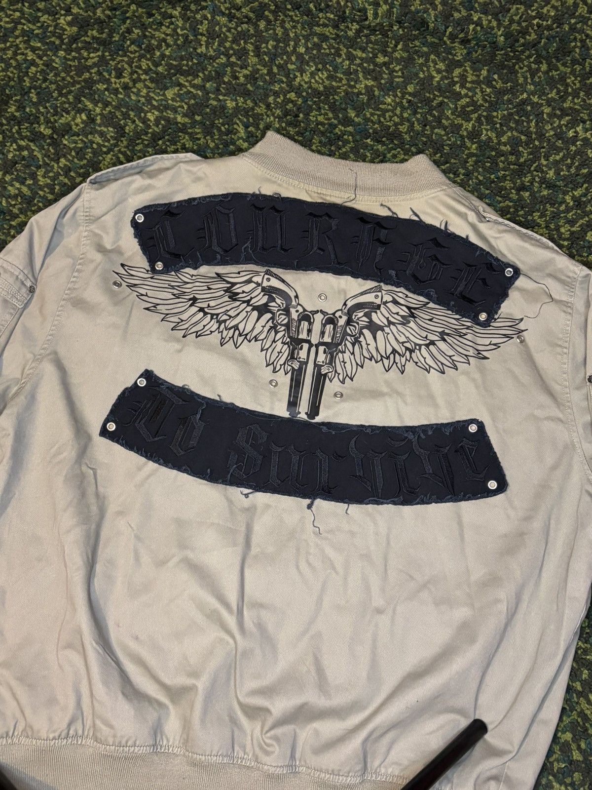 Black Label Blac Label courage to survive akimbo bomber Size US XXL / EU 58 / 5 - 3 Thumbnail