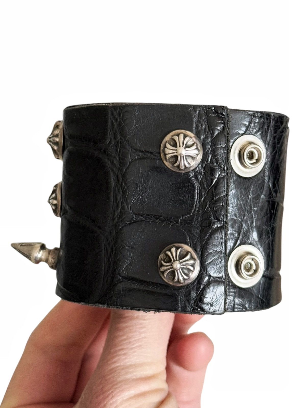 Chrome Hearts RARE Alligator Punk Stud Spike Bracelet Size ONE SIZE - 6 Thumbnail