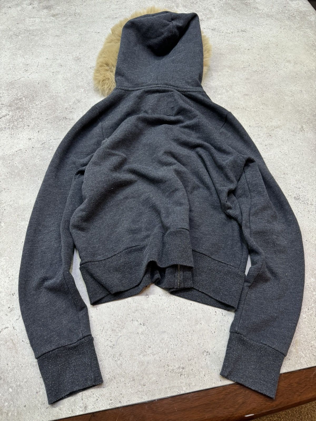 Abercrombie & Fitch Abercrombie & Fitch Vintage Fur Hood Zip Hoodie Size US L / EU 52-54 / 3 - 2 Thumbnail