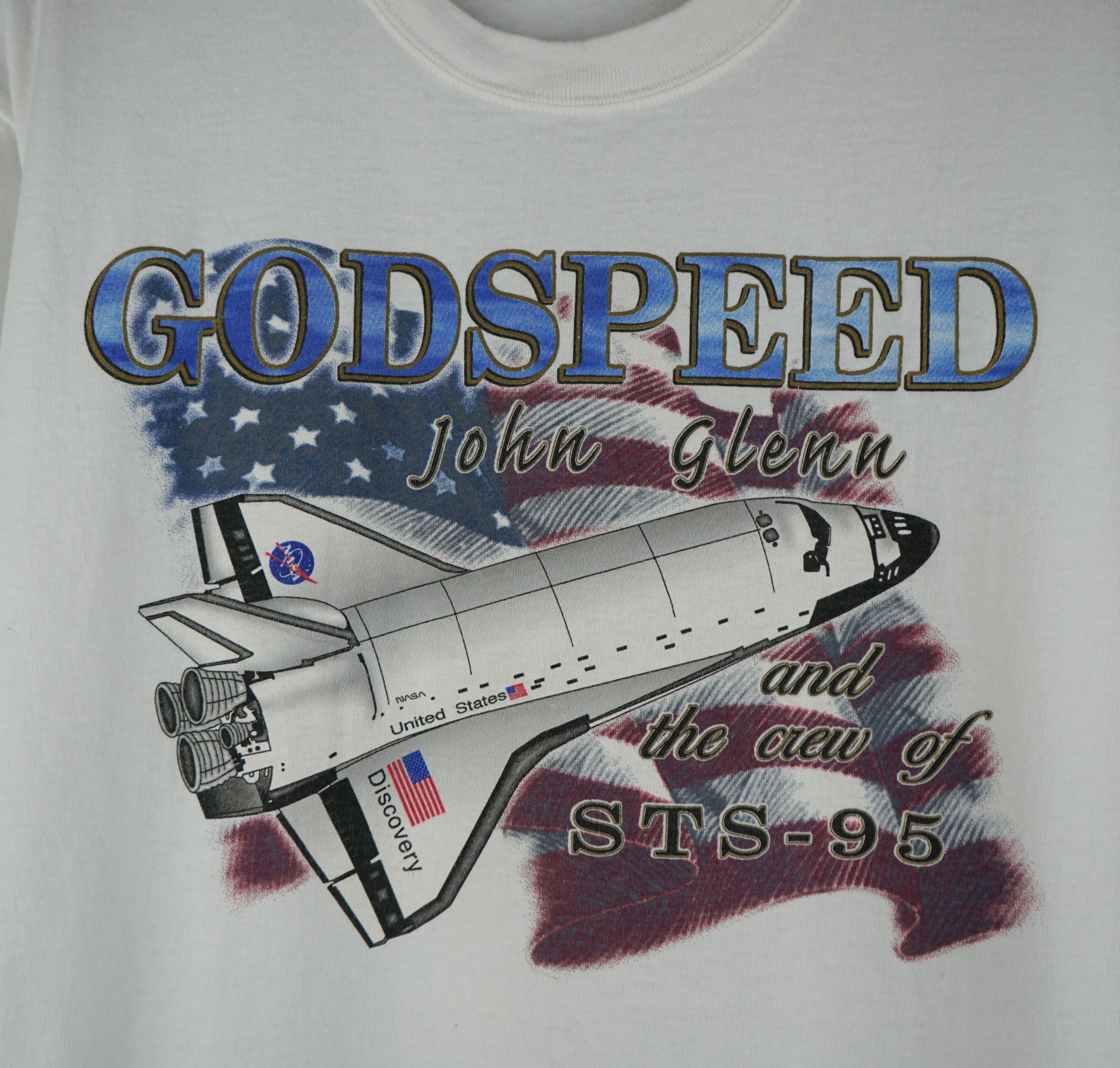 NASA × Vintage Vintage 1998 STS-95 Kennedy Space Center T-Shirt Size US L / EU 52-54 / 3 - 2 Thumbnail